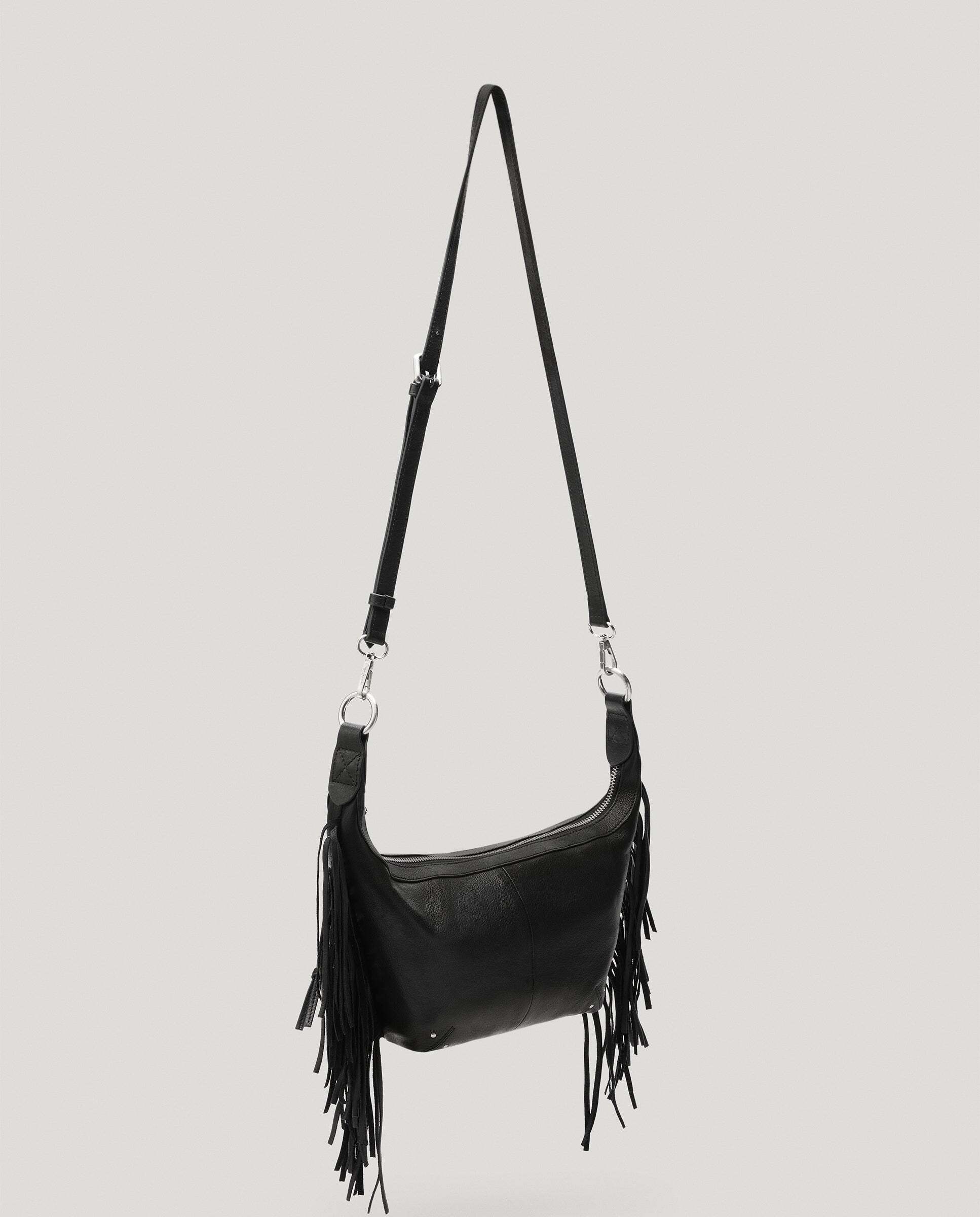Bandolera de mujer 100% piel - Pepe Jeans - Negro Negro-3