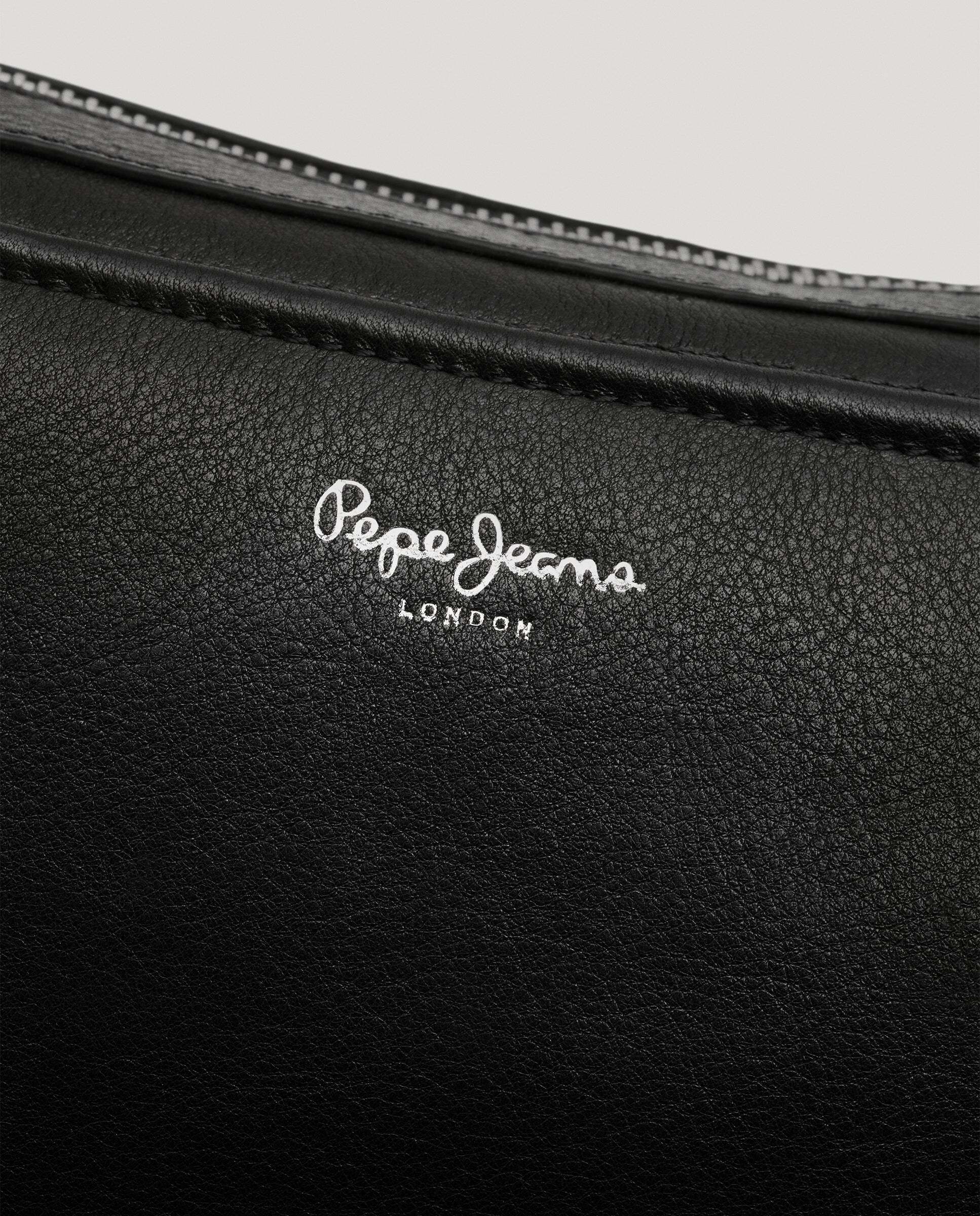 Bandolera de mujer 100% piel - Pepe Jeans - Negro Negro-2