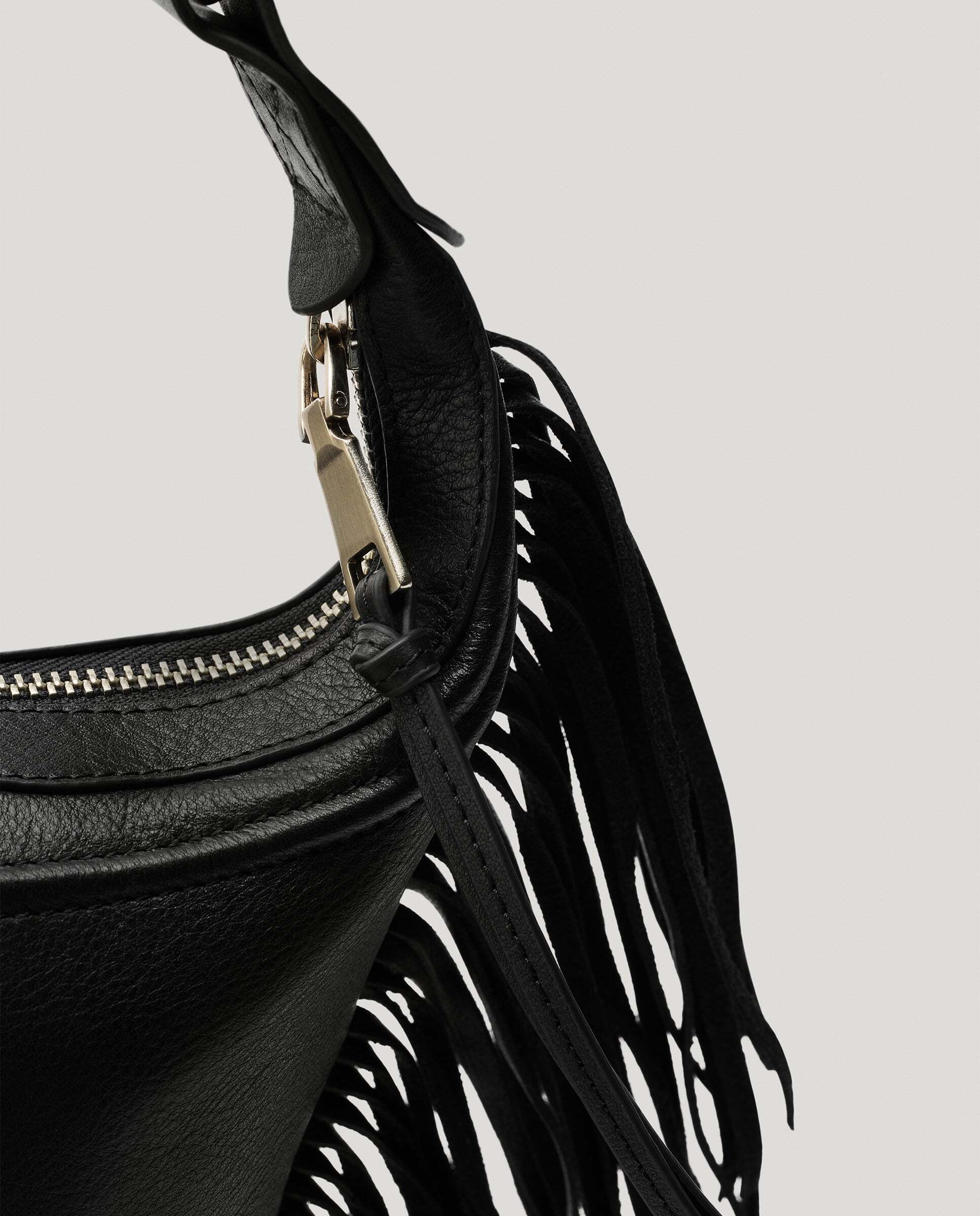 Bandolera de mujer 100% piel - Pepe Jeans - Negro Negro-5