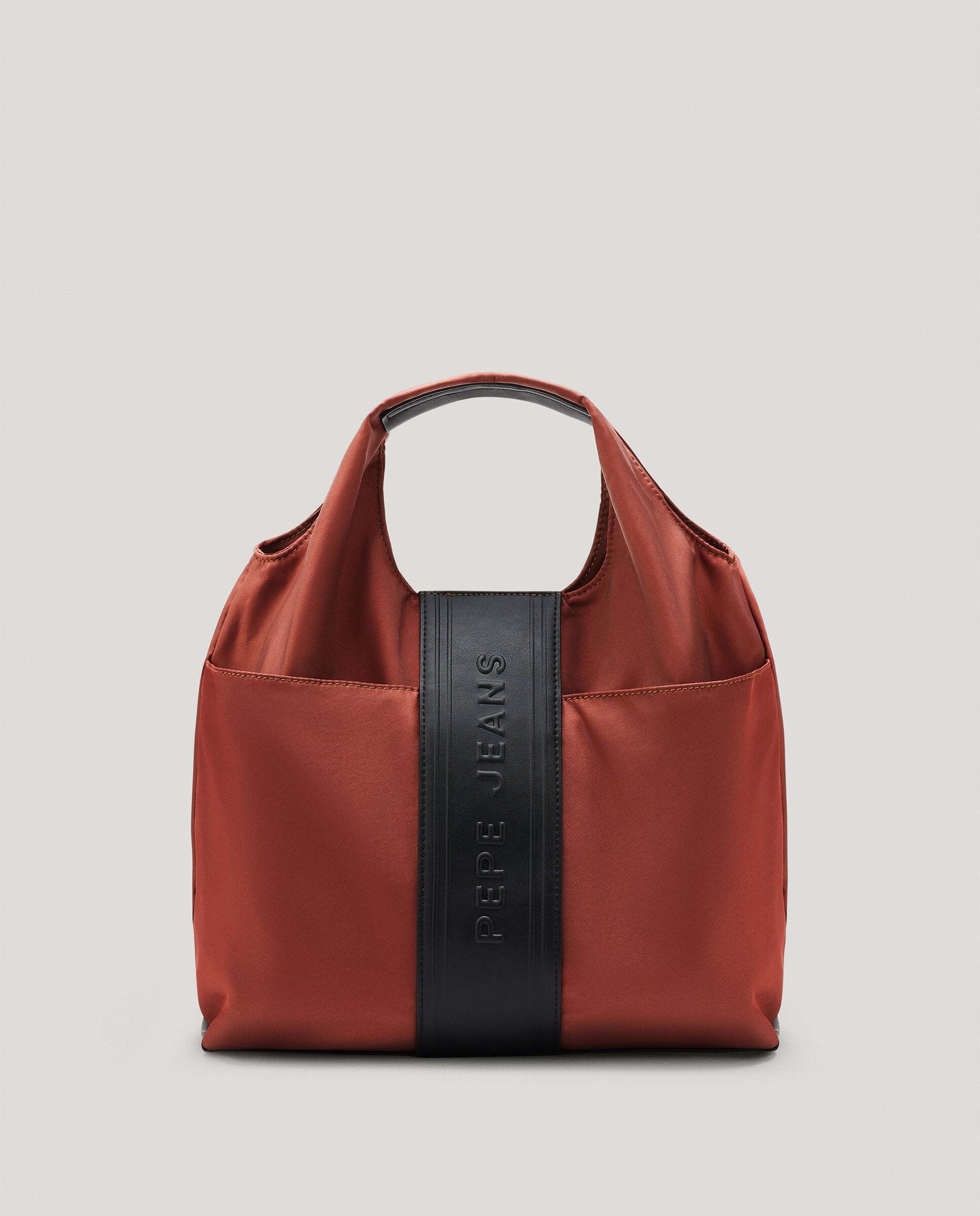 Bolso de mujer hobo cierre imantado - Pepe Jeans - Rojo Teja Rojo Teja-1
