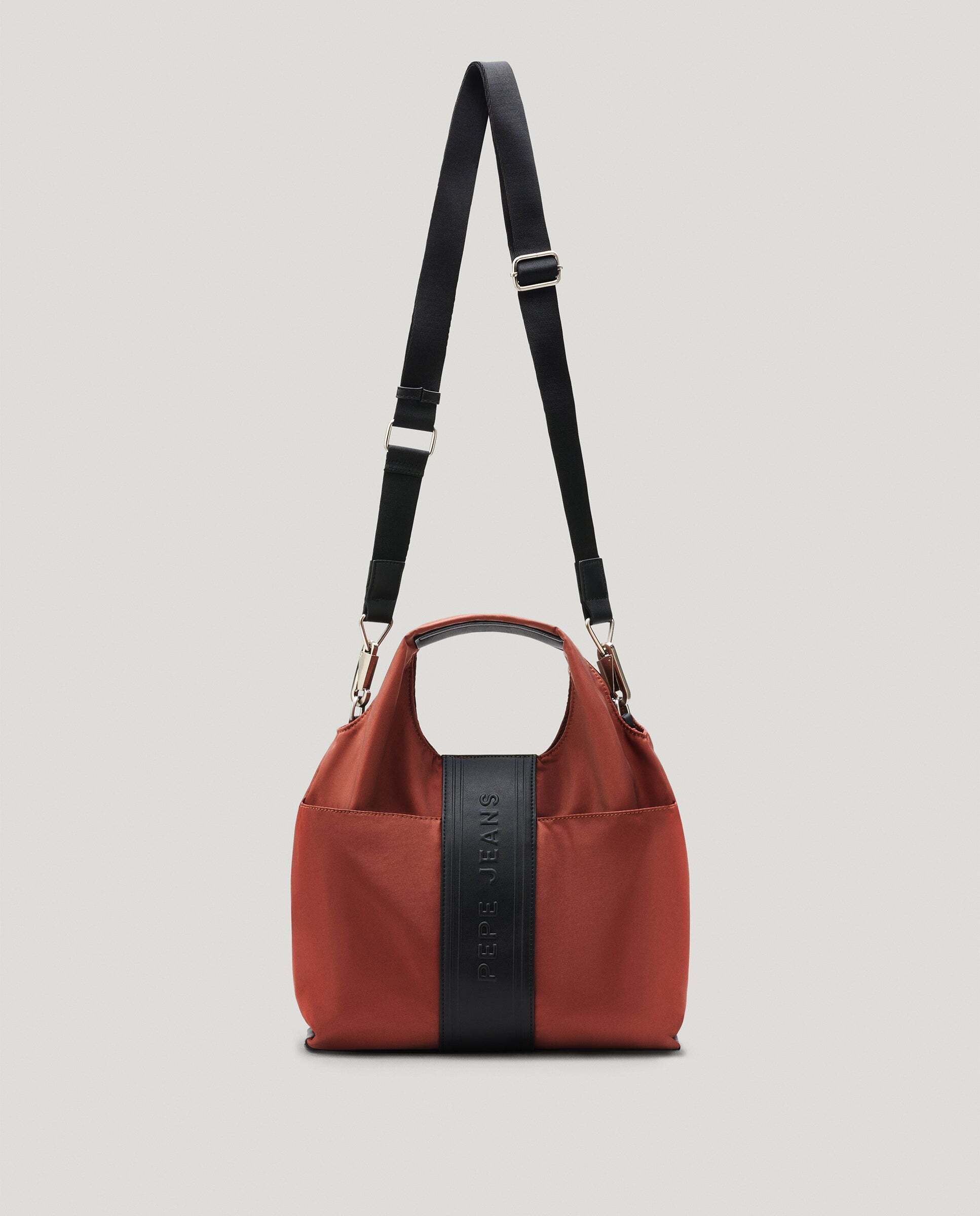 Bolso de mujer hobo cierre imantado - Pepe Jeans - Rojo Teja Rojo Teja-3