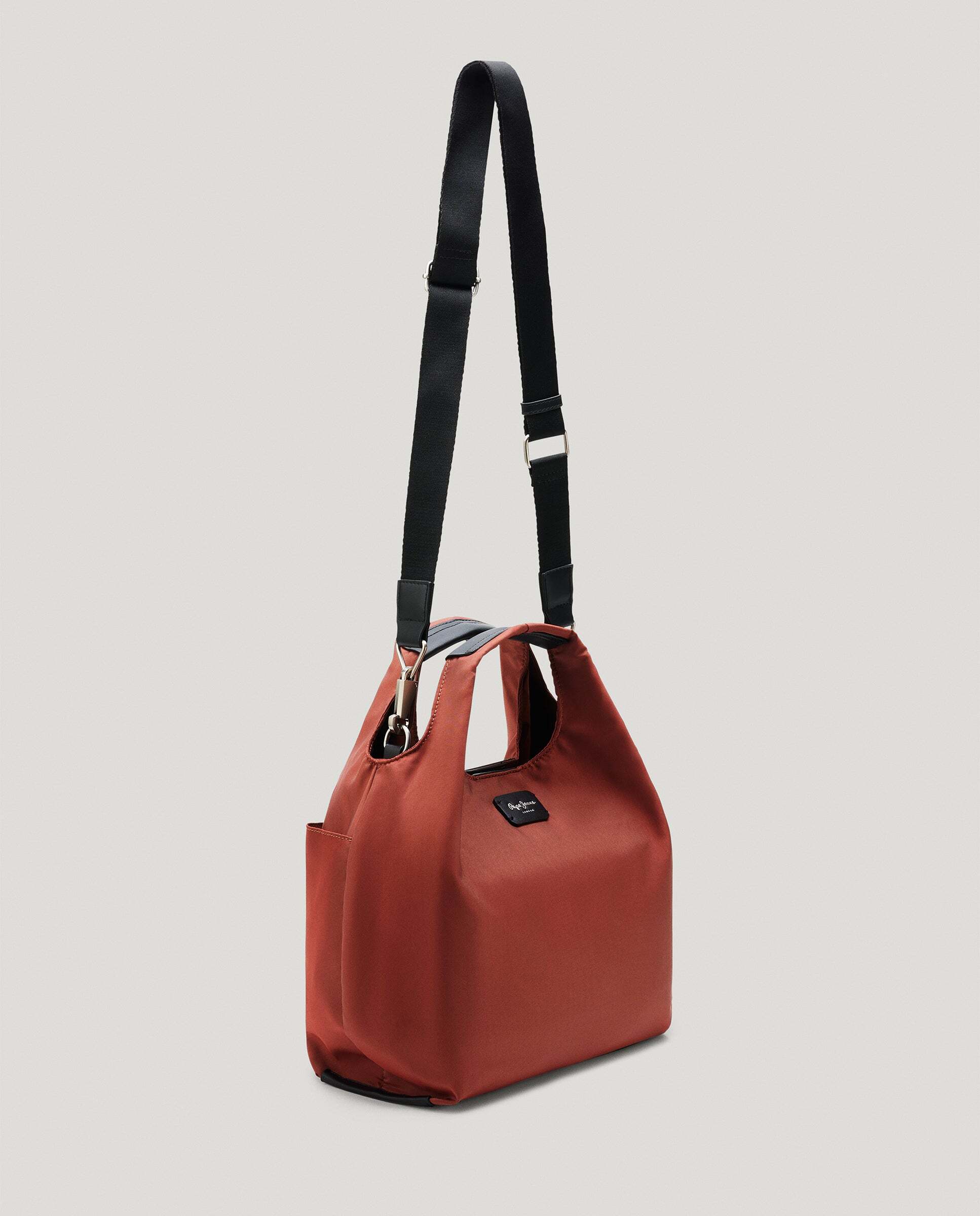 Bolso de mujer hobo cierre imantado - Pepe Jeans - Rojo Teja Rojo Teja-2