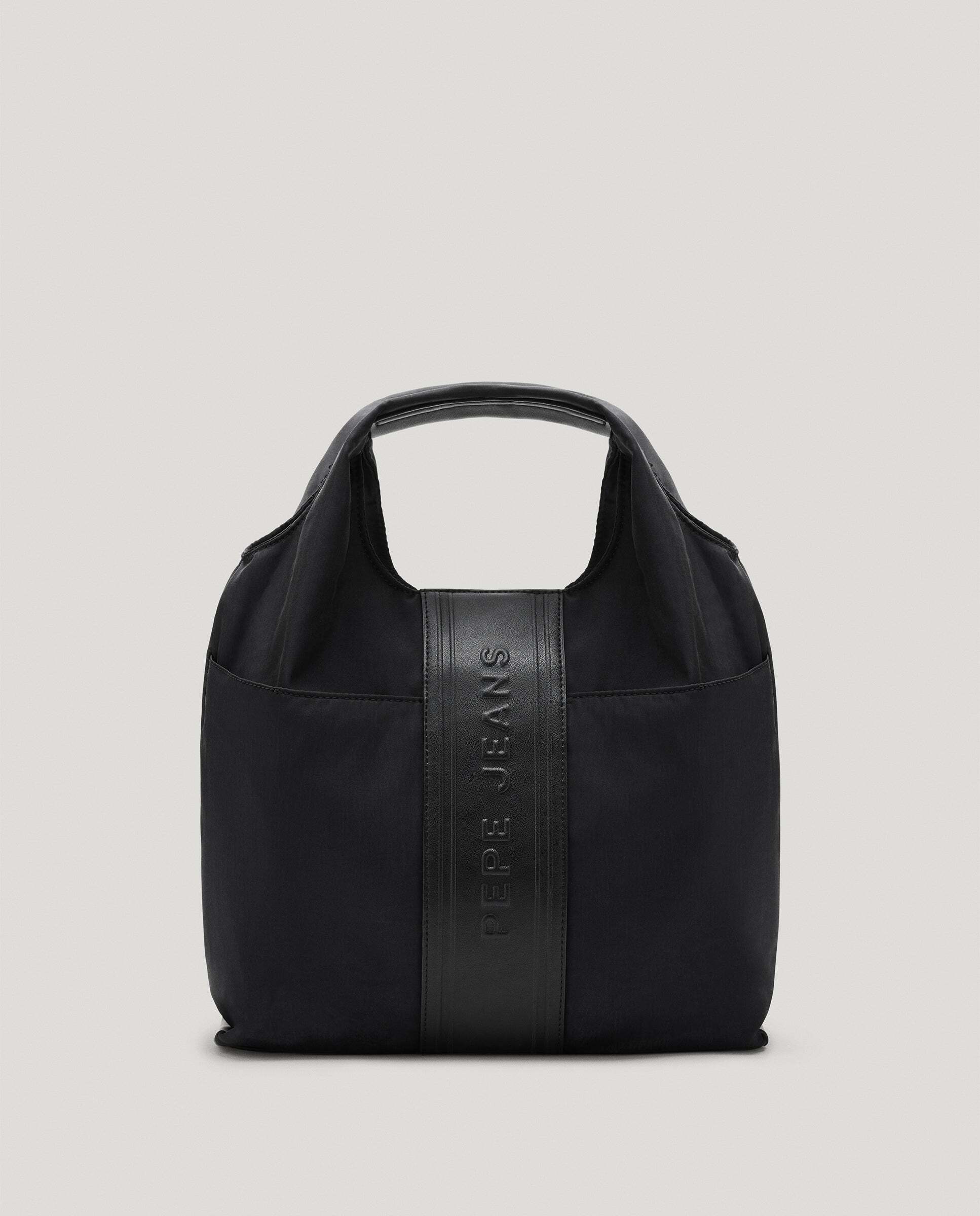 Bolso de mujer hobo cierre imantado - Pepe Jeans - Negro Negro-1