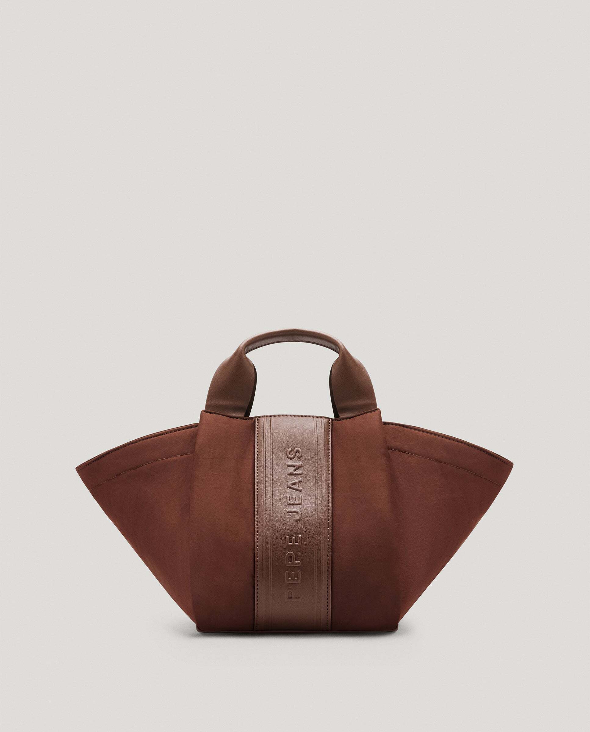 Bolso de mujer shopper cierre cremallera - Pepe Jeans - Marrón Marrón-1
