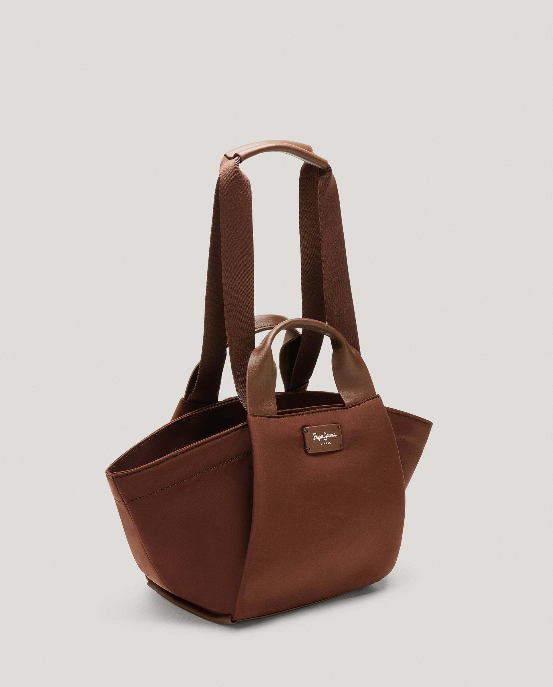 Bolso de mujer shopper cierre cremallera - Pepe Jeans - Marrón Marrón-2