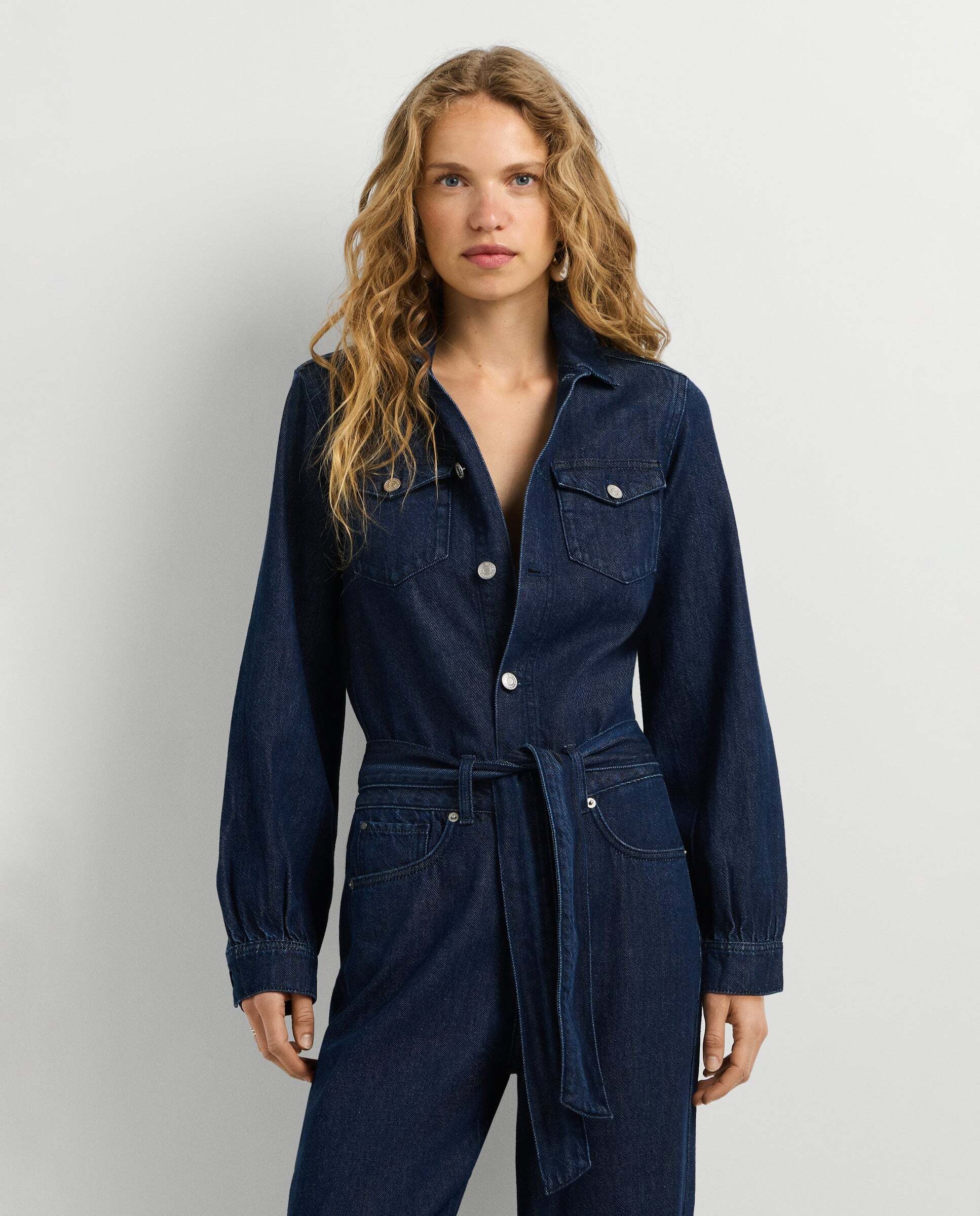Mono de mujer largo denim fit relaxed - Pepe Jeans - Azul Azul-1