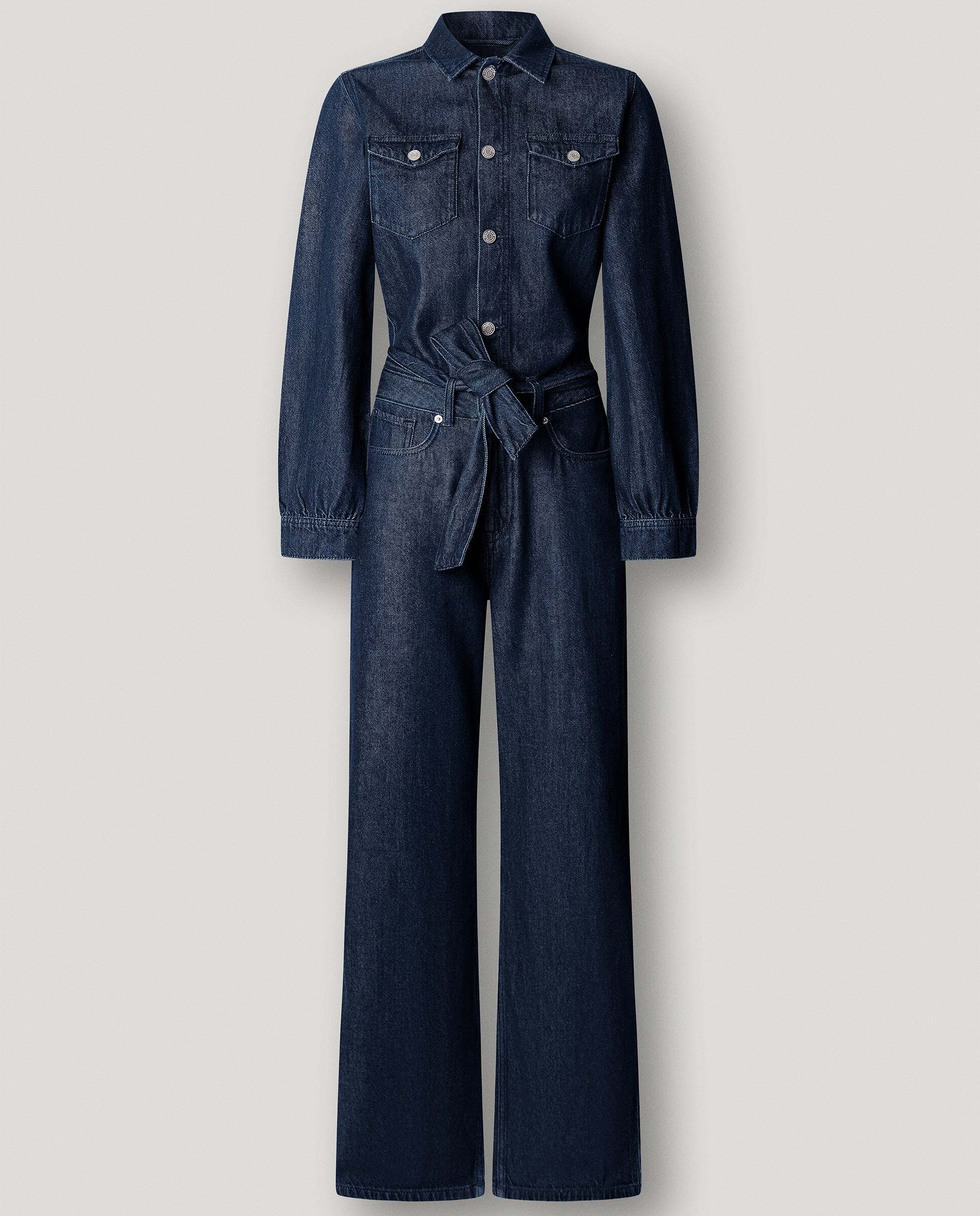 Mono de mujer largo denim fit relaxed - Pepe Jeans - Azul Azul-6