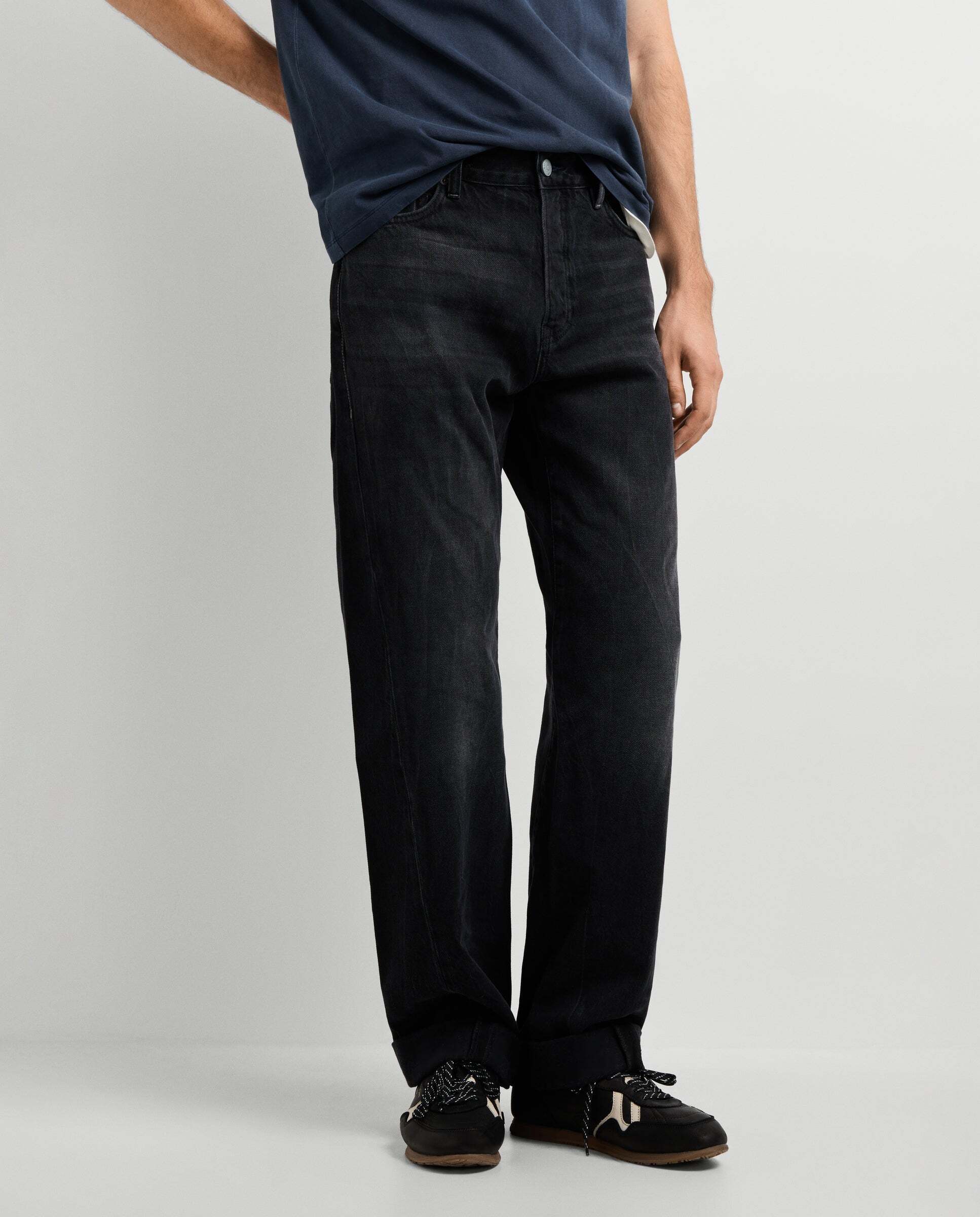 Vaquero de hombre fit relaxed tiro regular - Pepe Jeans - Negro Negro-2