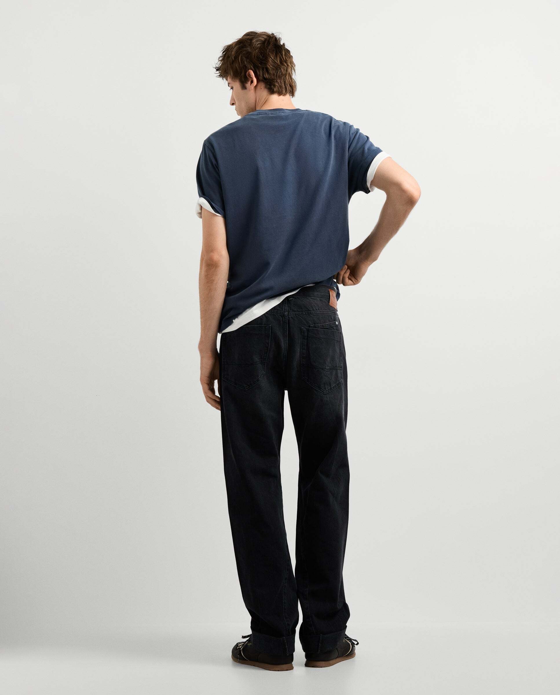 Vaquero de hombre fit relaxed tiro regular - Pepe Jeans - Negro Negro-3