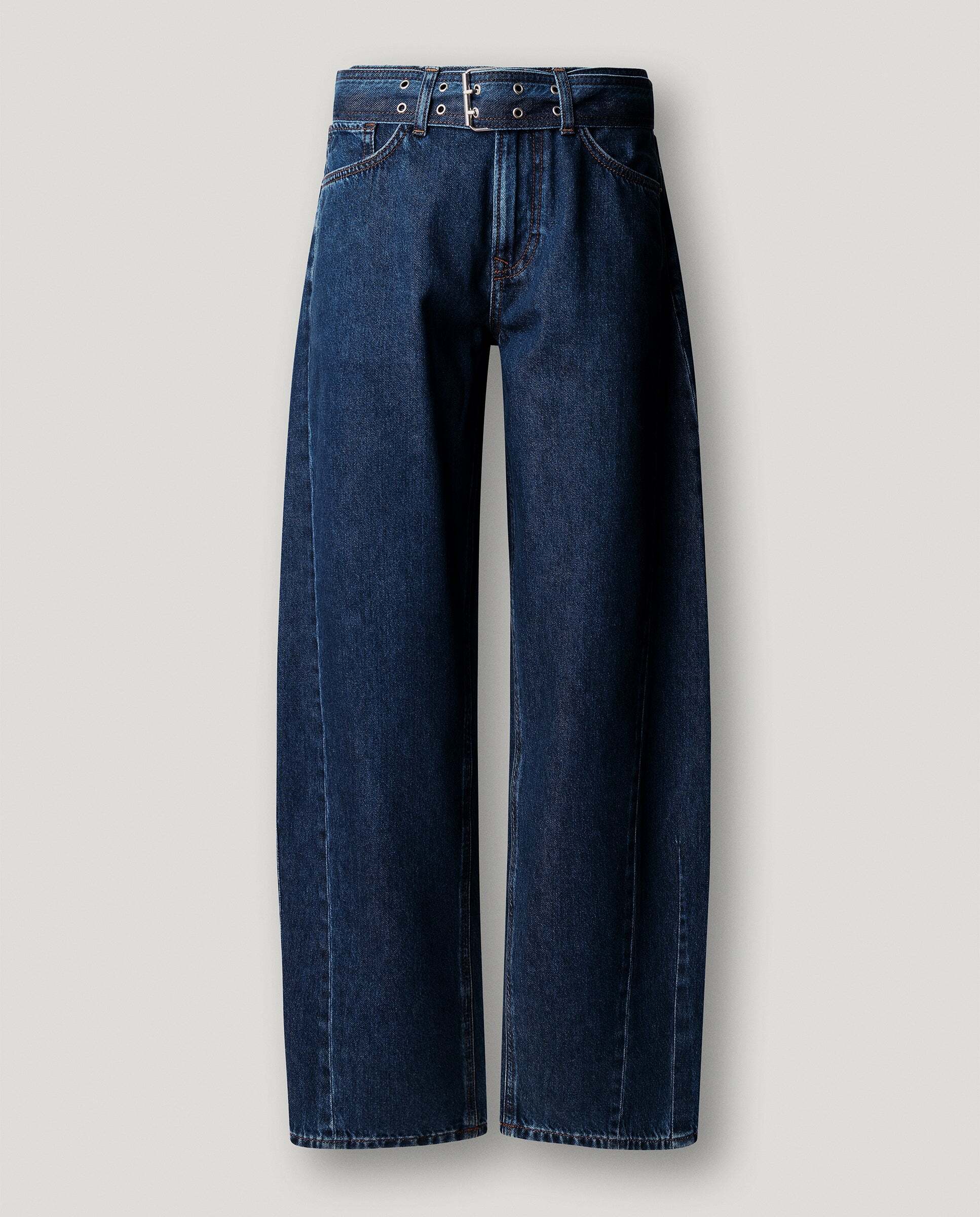 Vaquero de mujer fit loose tiro medio - Pepe Jeans - Azul oscuro Azul oscuro-6