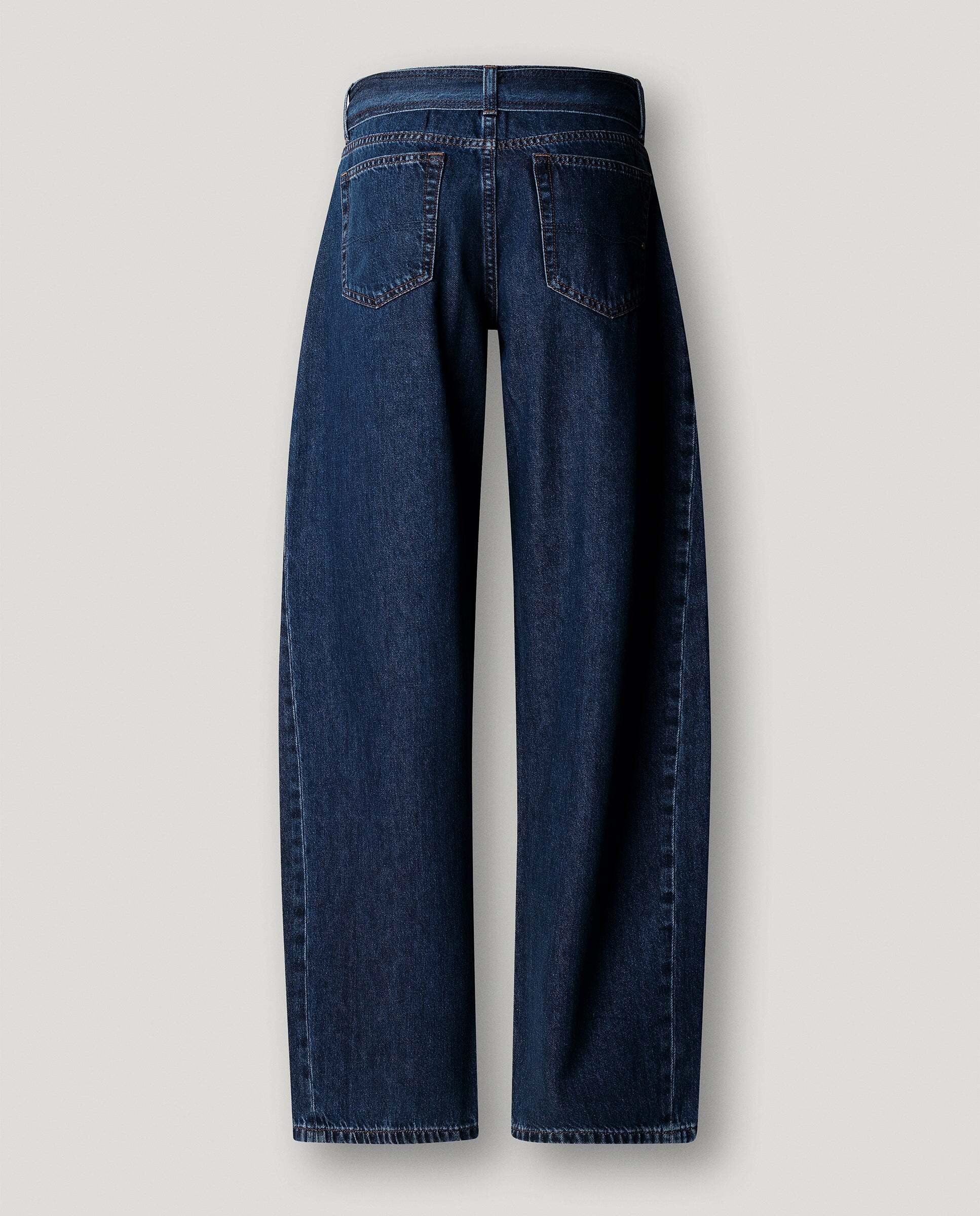 Vaquero de mujer fit loose tiro medio - Pepe Jeans - Azul oscuro Azul oscuro-5