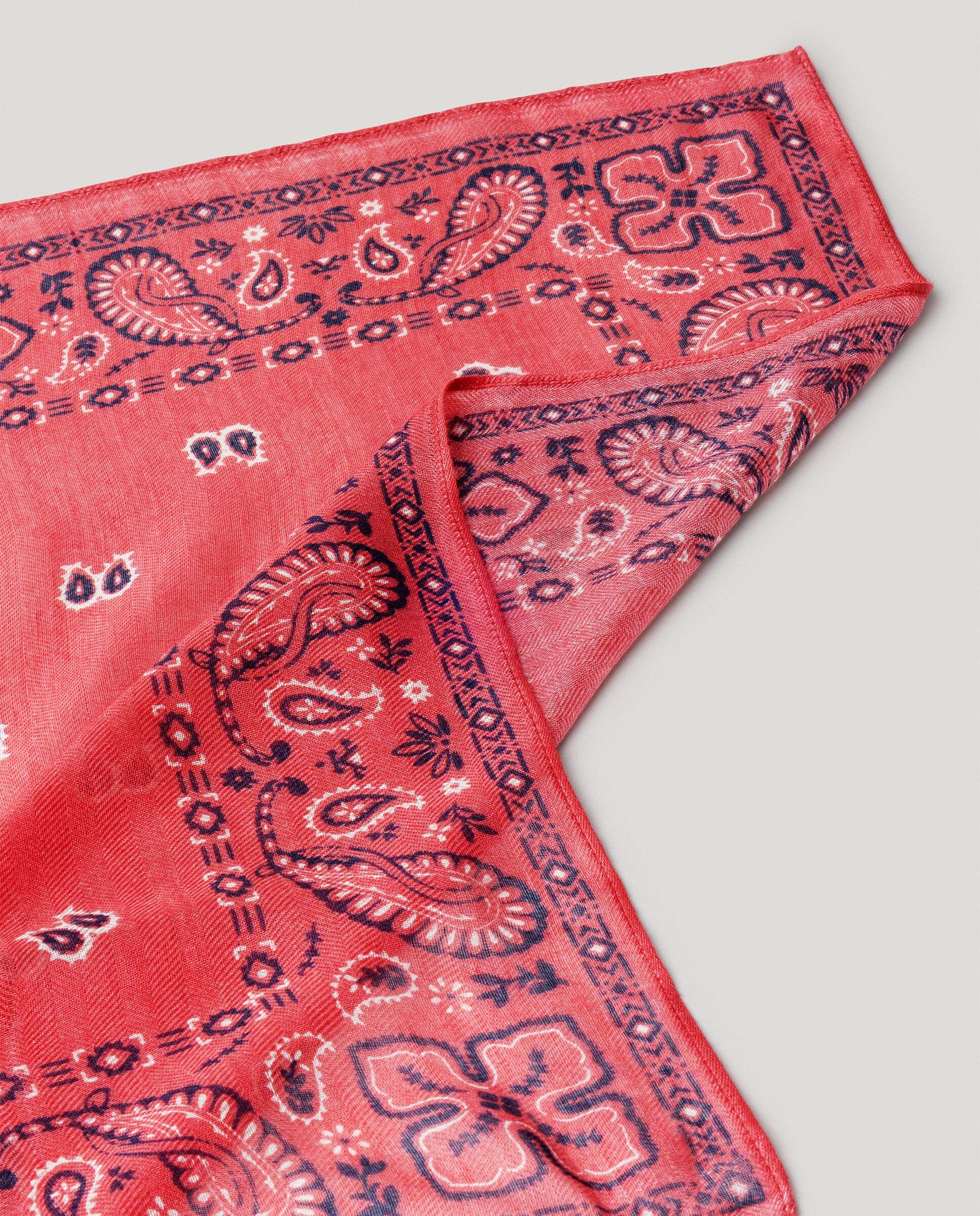 Pañuelo de mujer estampado paisley - Pepe Jeans - Rosa claro Rosa claro-3