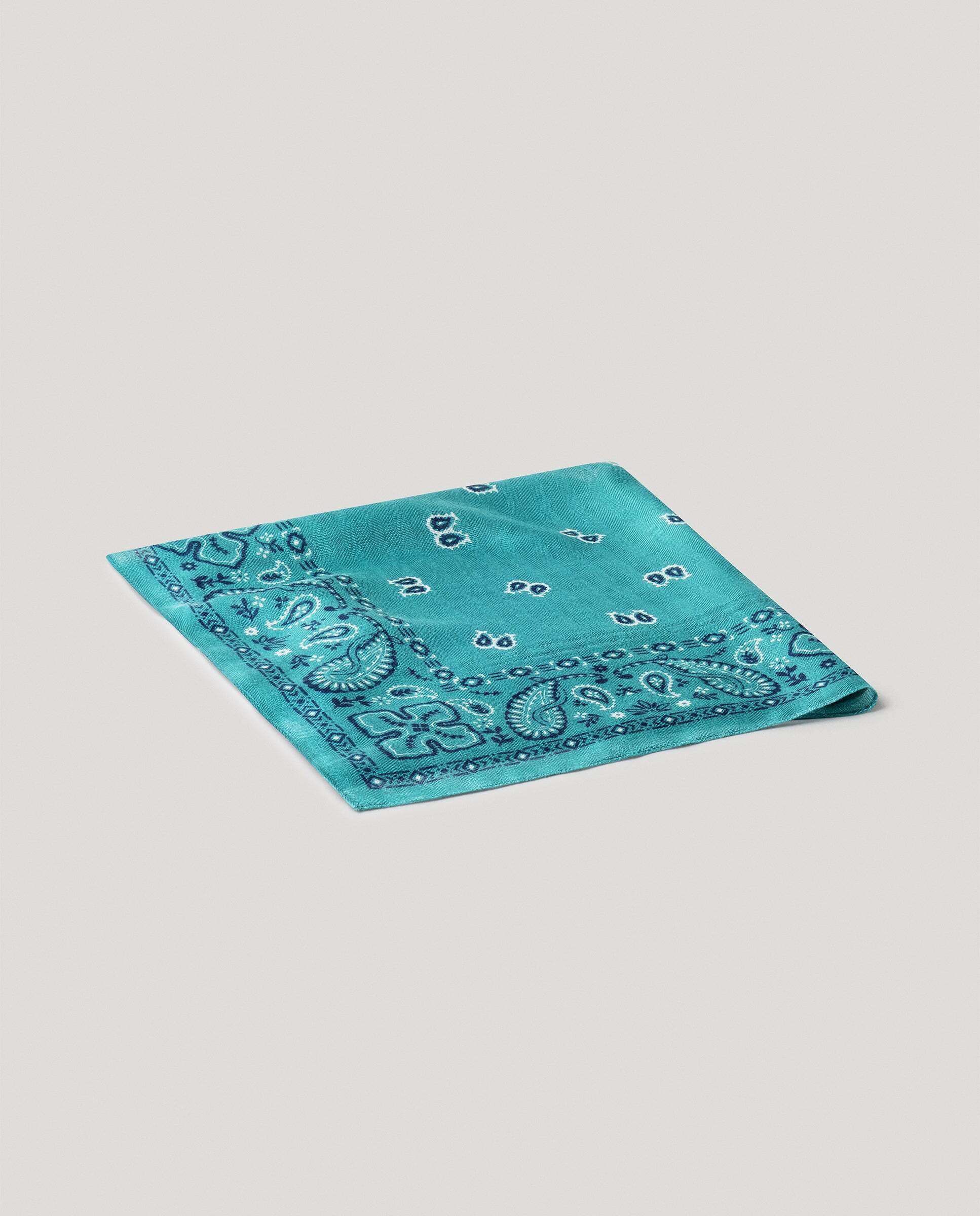 Pañuelo de mujer estampado paisley - Pepe Jeans - Verde azulado Verde azulado-1