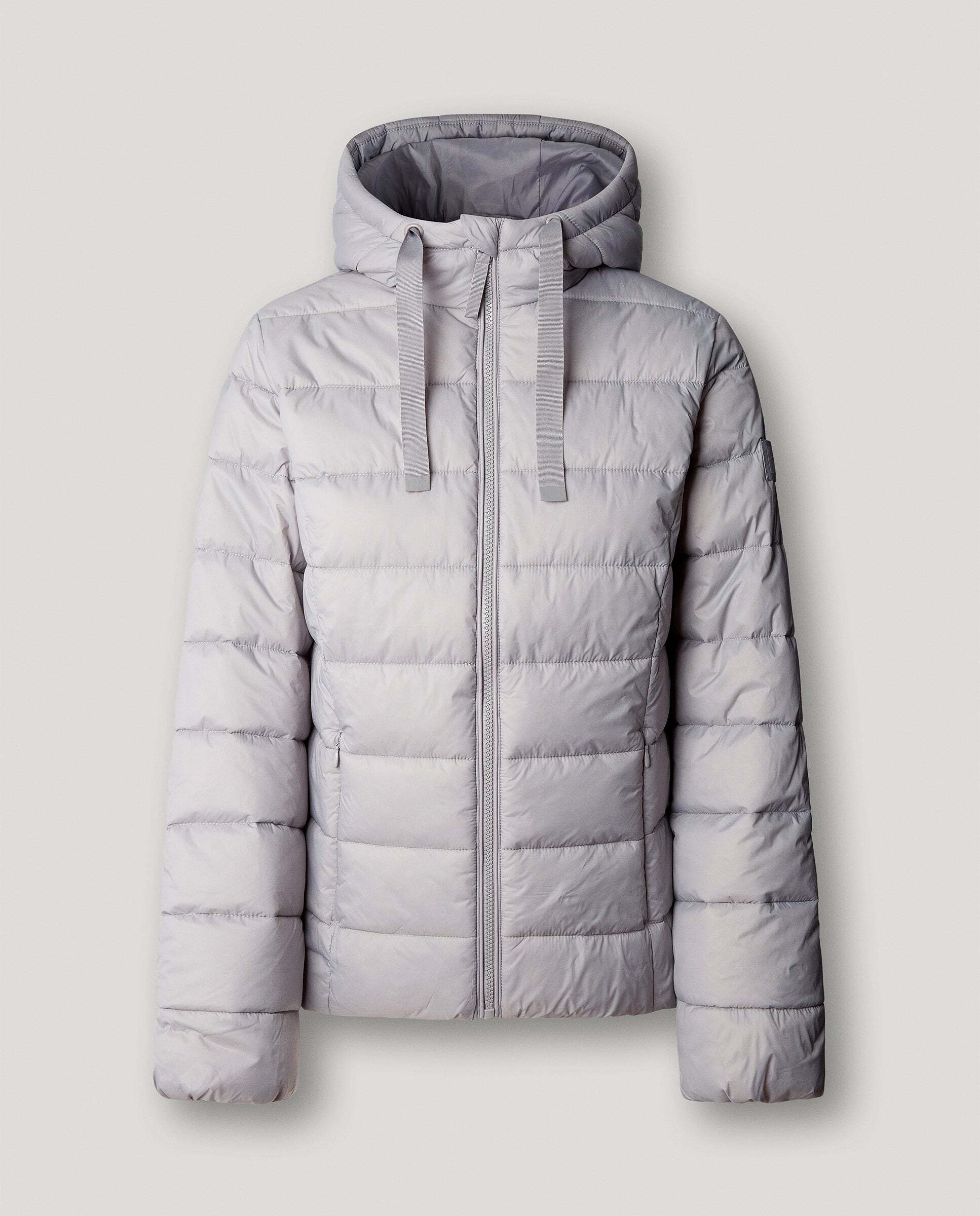 Plumífero de mujer acolchado con capucha - Pepe Jeans - Gris Gris-6