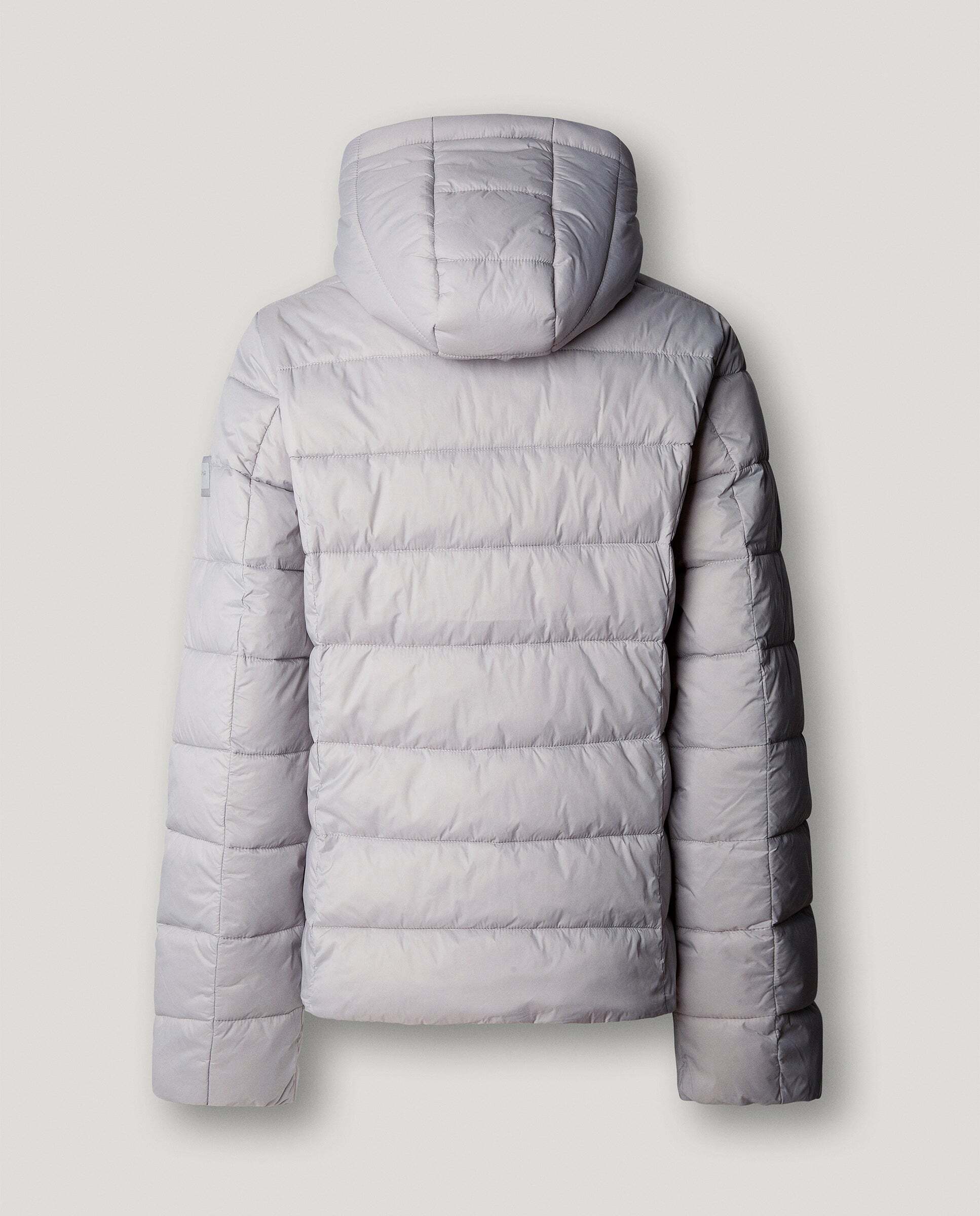 Plumífero de mujer acolchado con capucha - Pepe Jeans - Gris Gris-7
