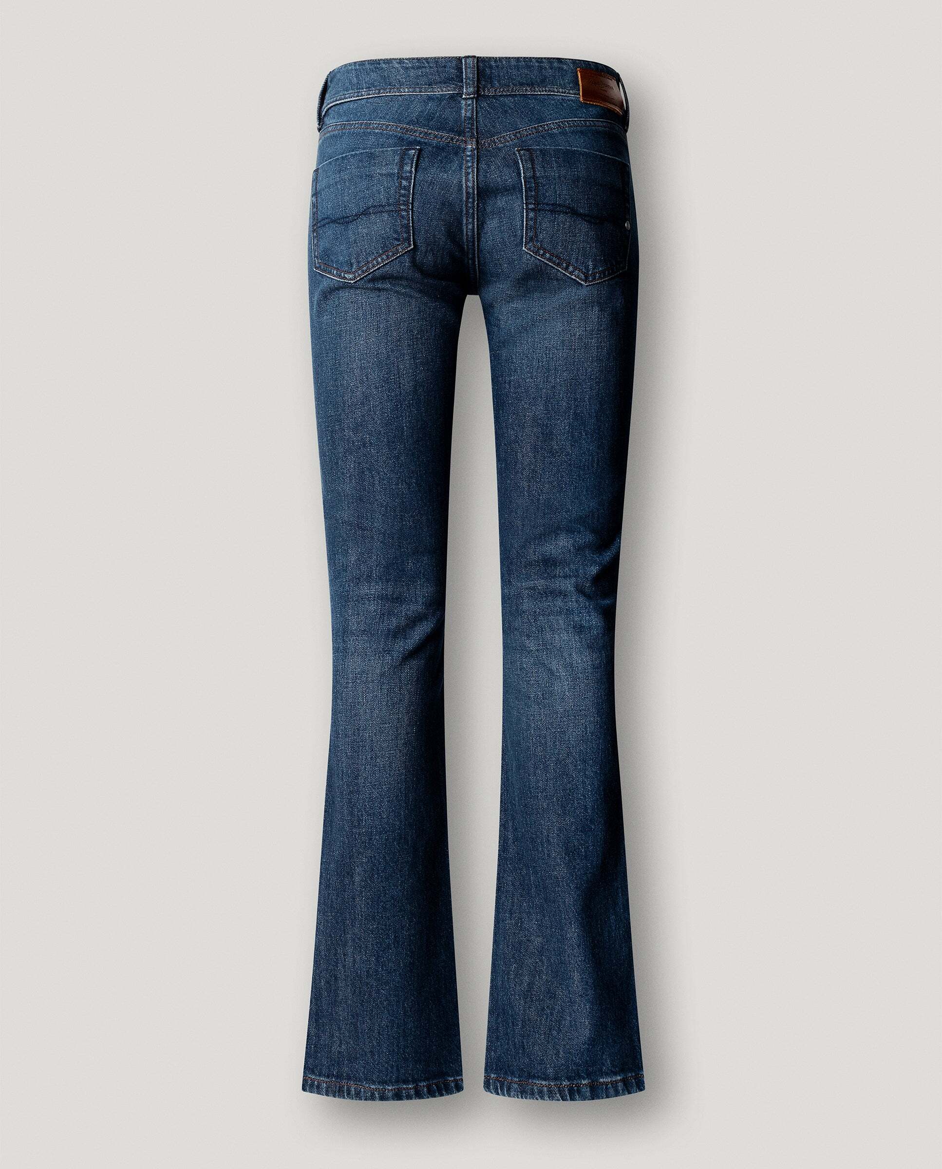 Vaquero de mujer fit bootcut tiro medio - Pepe Jeans - Azul denim Azul denim-5