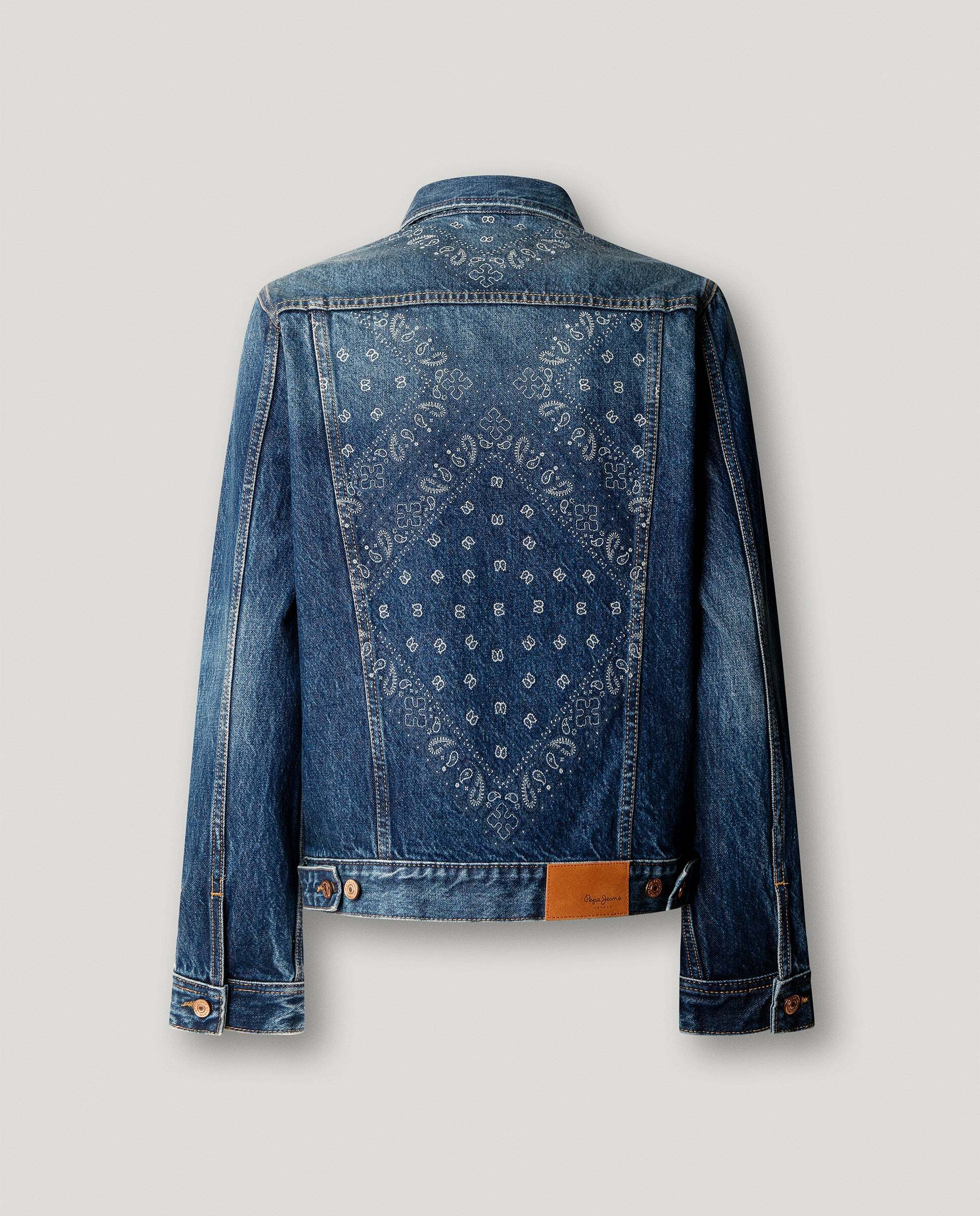 Cazadora de mujer denim fit relaxed - Pepe Jeans - Azul Azul-4
