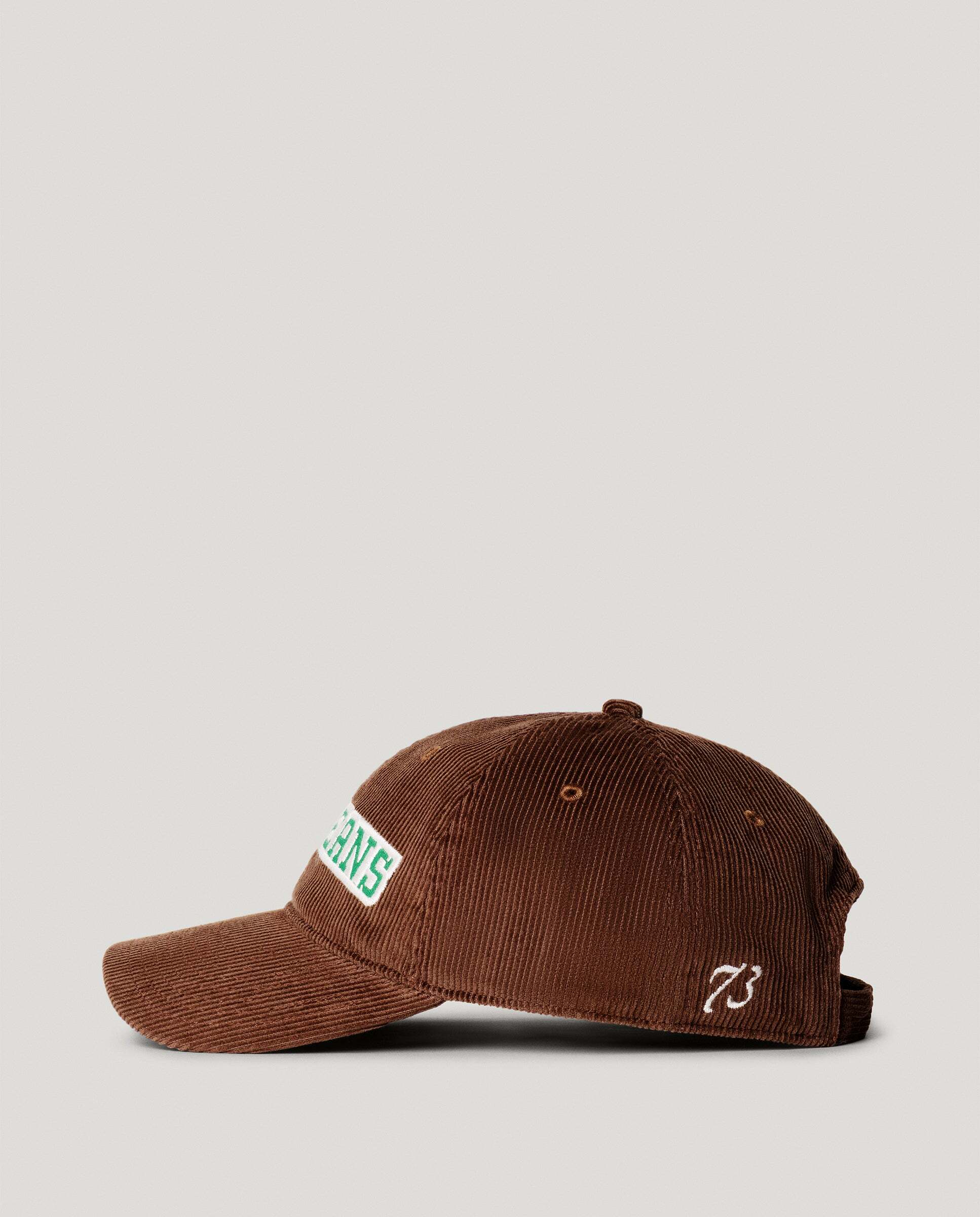 Gorra de hombre de pana con logo bordado - Pepe Jeans - Marrón chocolate Marrón chocolate-2