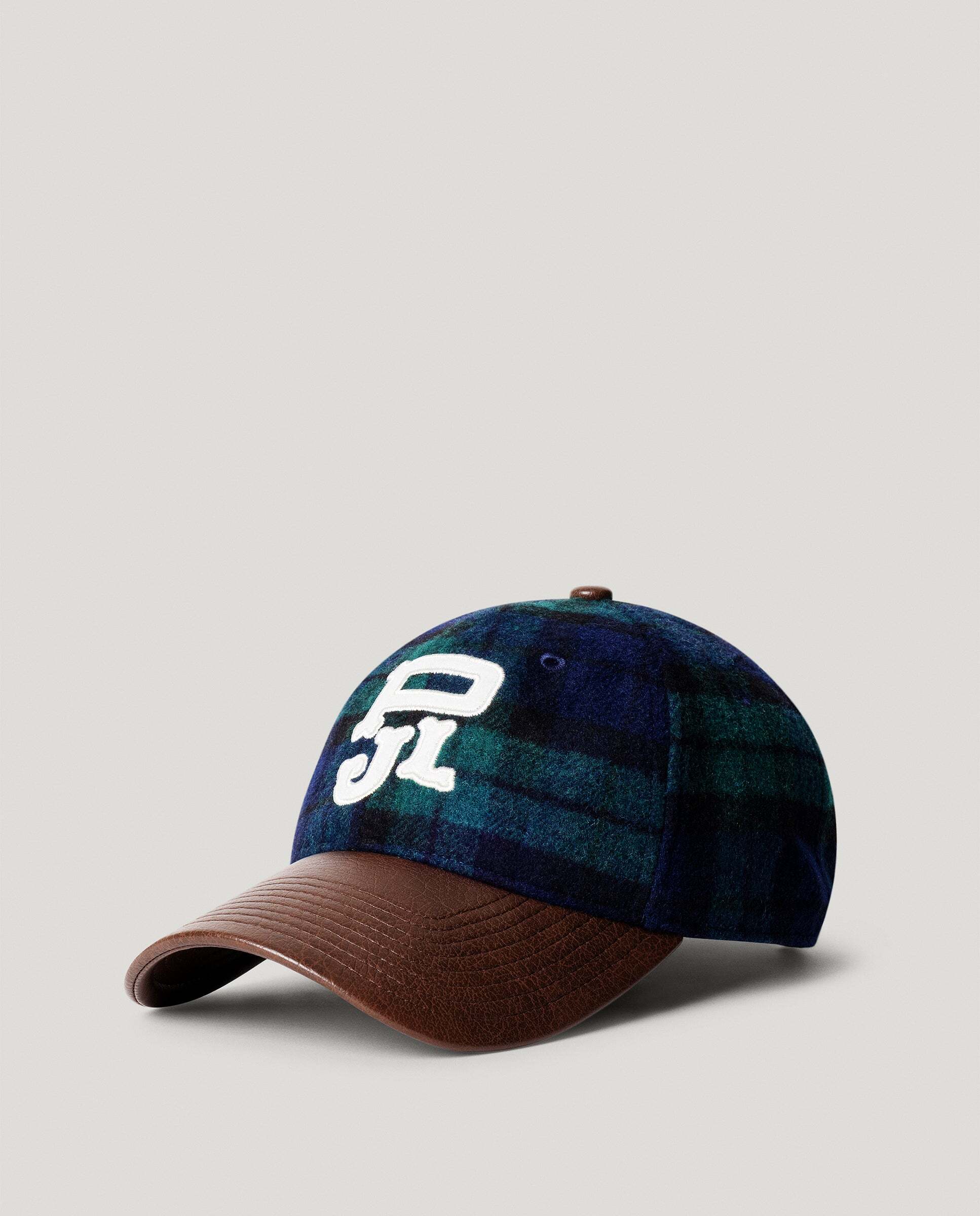 Imagen 0 de Gorra de hombre logo bordado con lana Verde oscuro