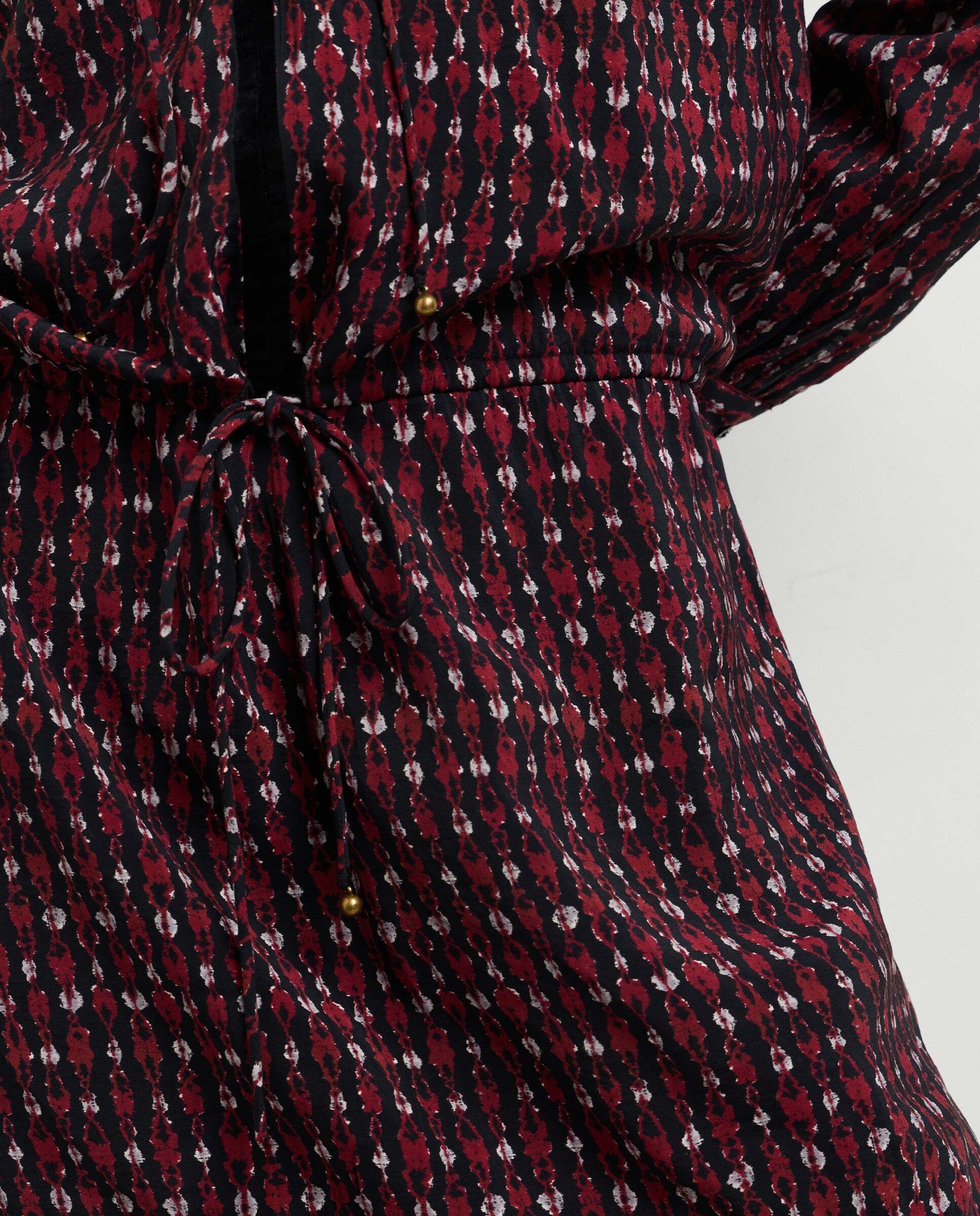 Vestido de mujer corto estampado floral - Pepe Jeans - Rojo Rojo-4