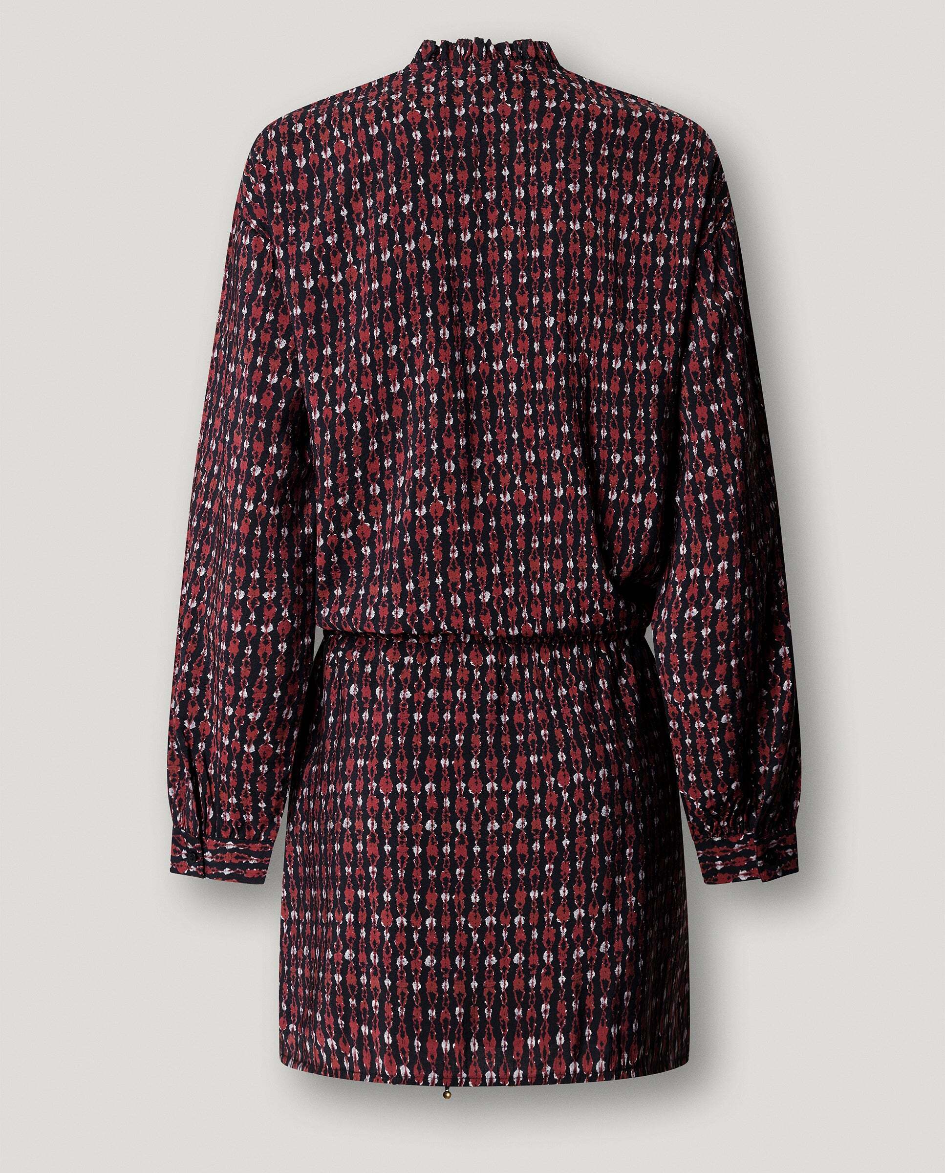 Vestido de mujer corto estampado floral - Pepe Jeans - Rojo Rojo-5