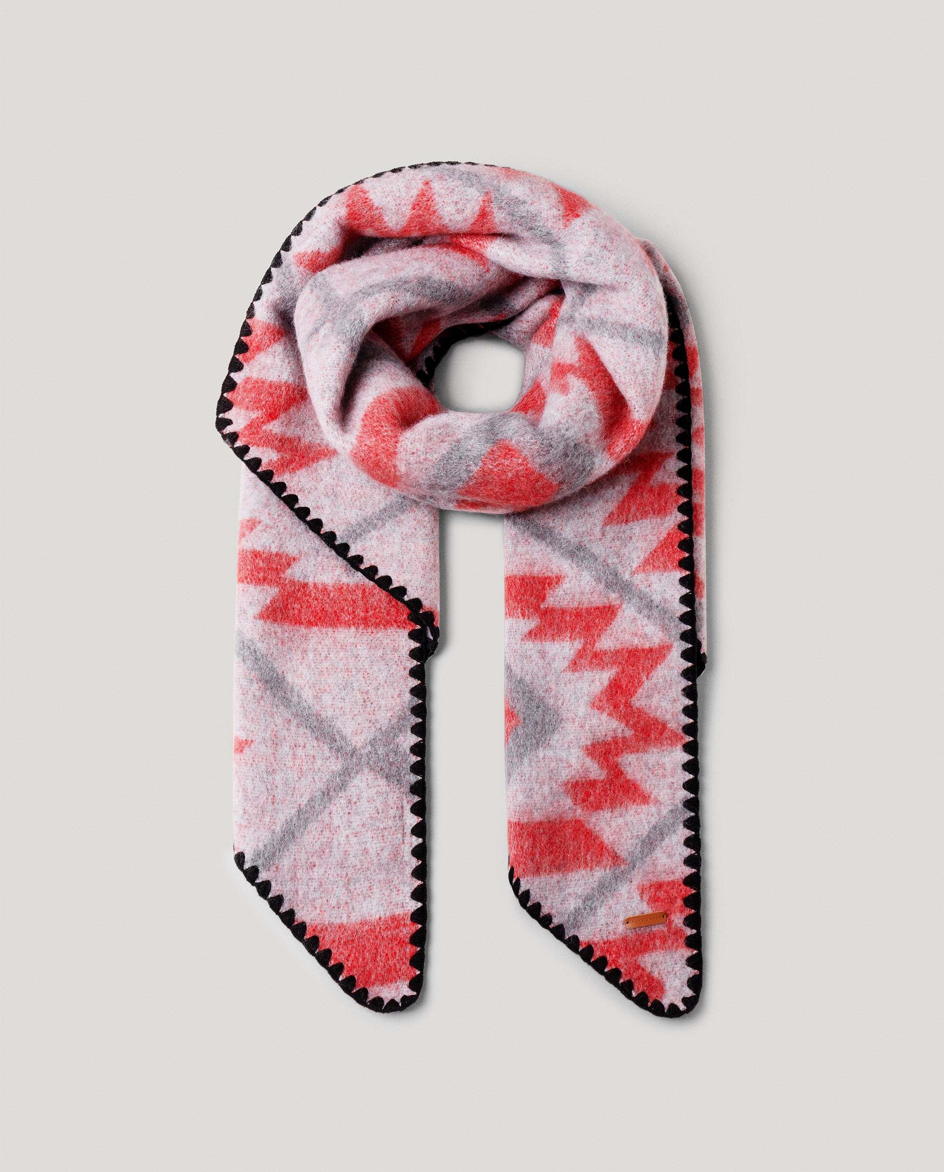 Bufanda de mujer estampado geométrico - Pepe Jeans - Gris Piedra Gris Piedra-1