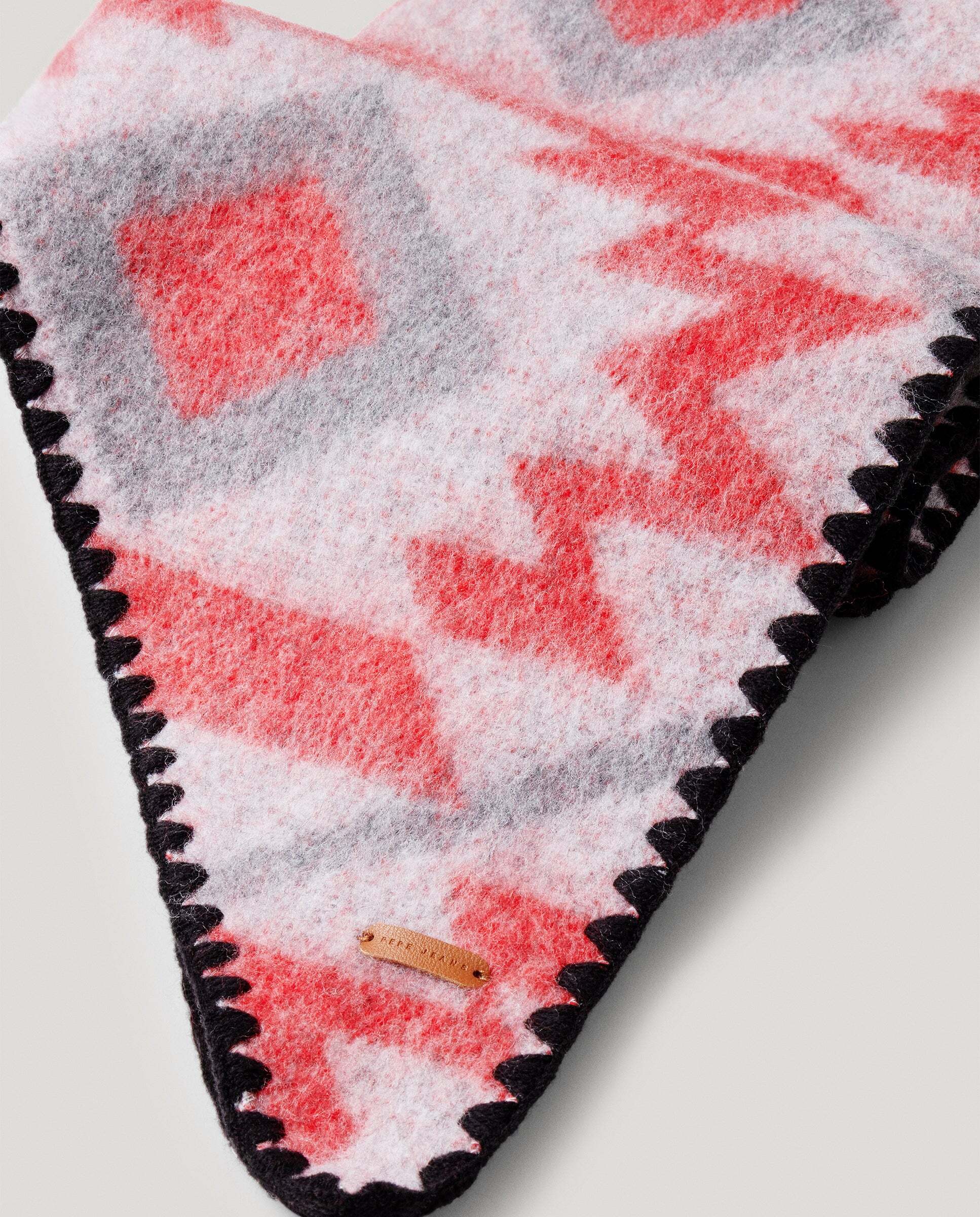 Bufanda de mujer estampado geométrico - Pepe Jeans - Gris Piedra Gris Piedra-2