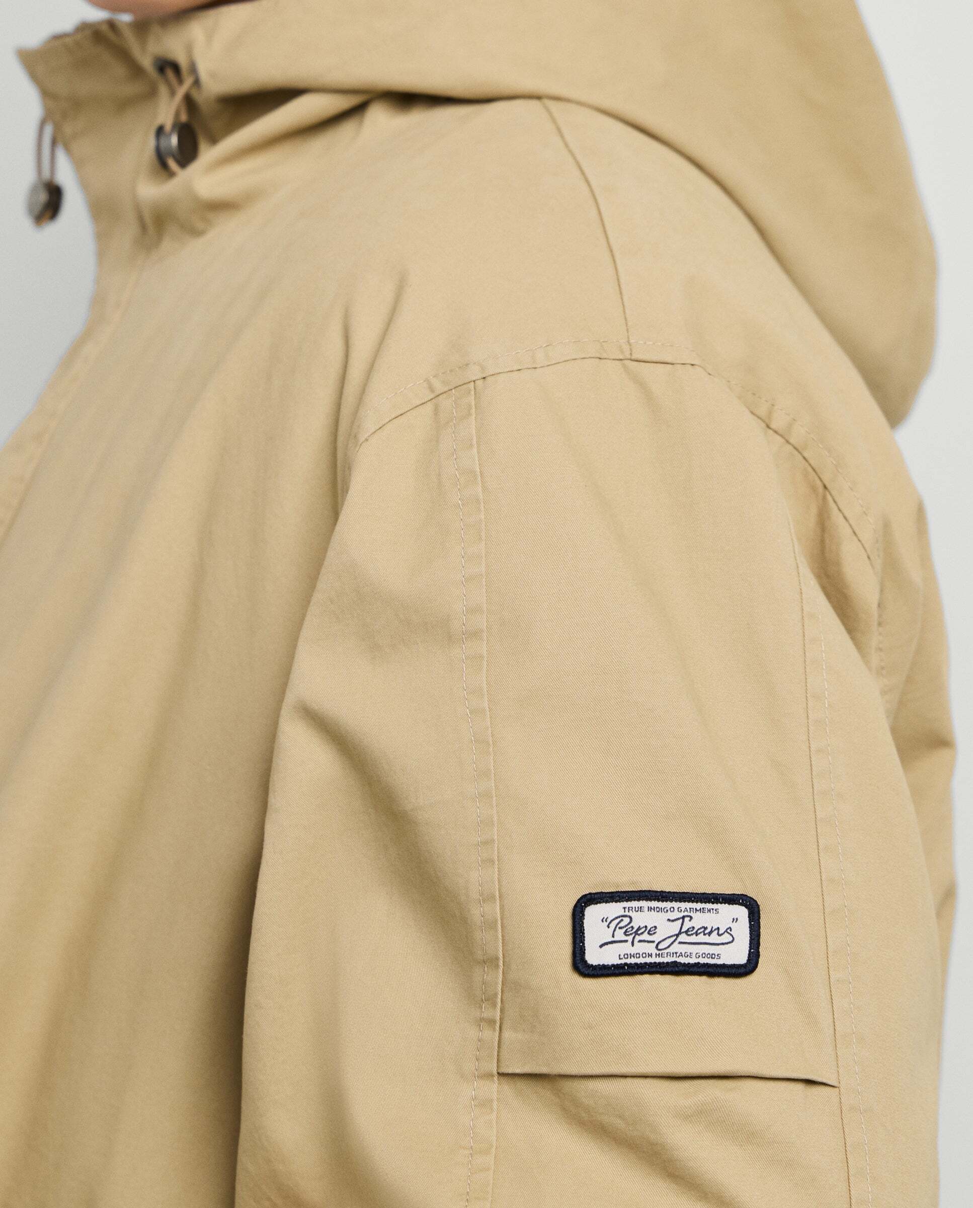 Parka de hombre con capucha - Pepe Jeans - Natural Natural-5
