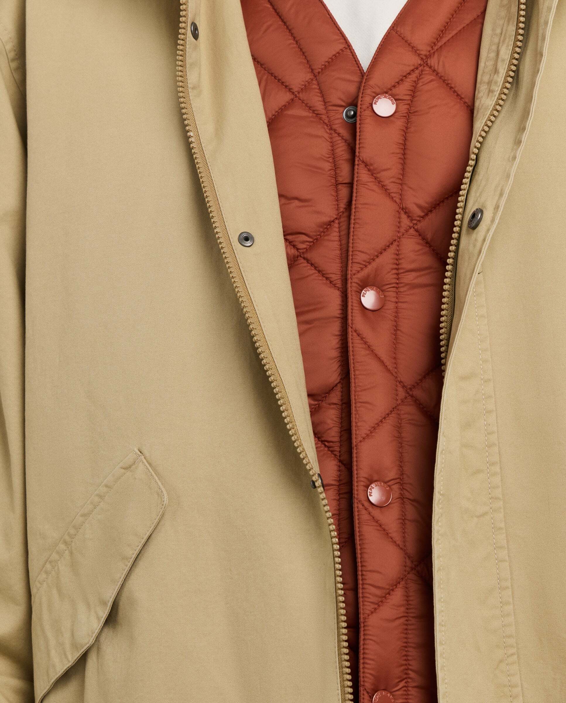 Parka de hombre con capucha - Pepe Jeans - Natural Natural-6
