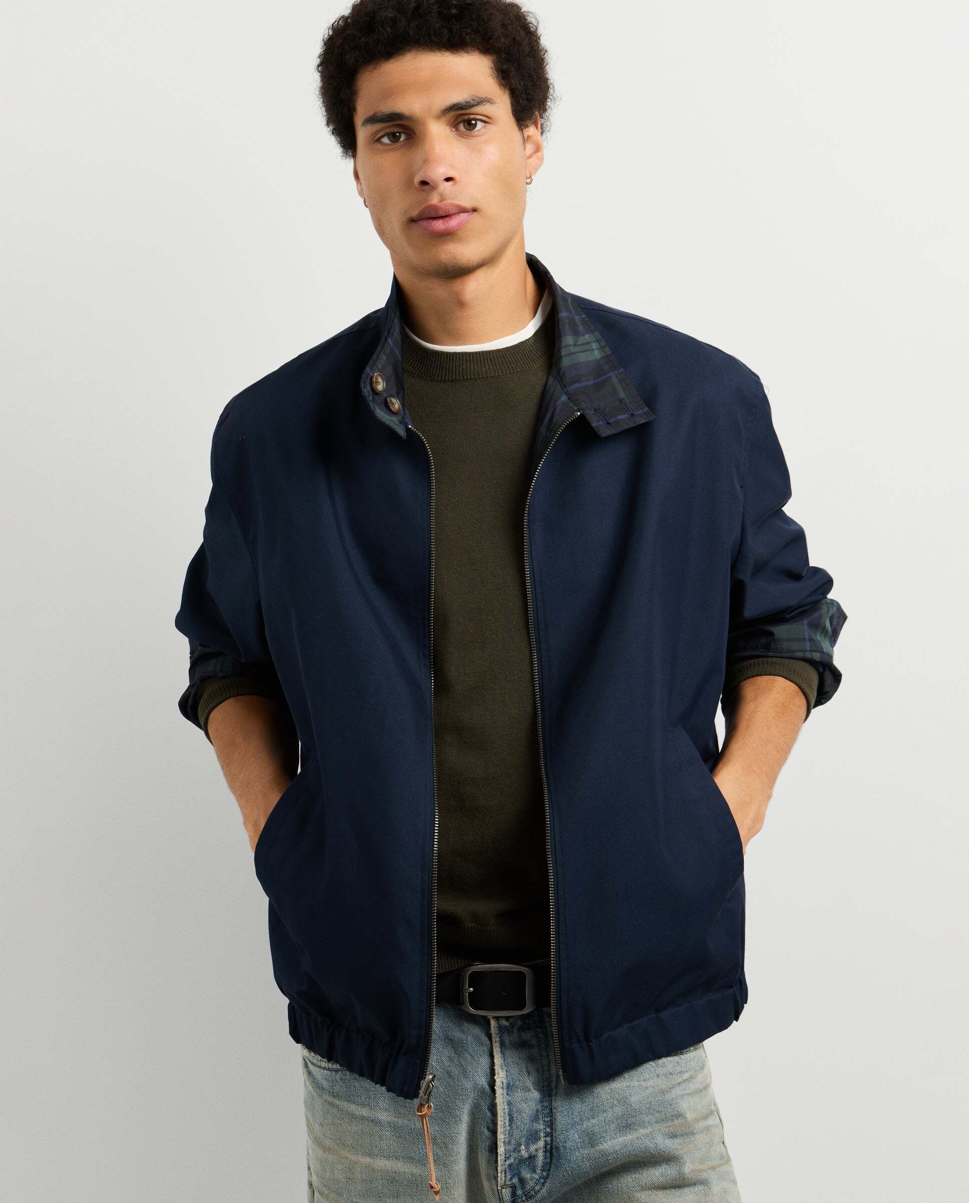 Chaqueta de hombre harrington reversible fit regular - Pepe Jeans - Azul Azul-2