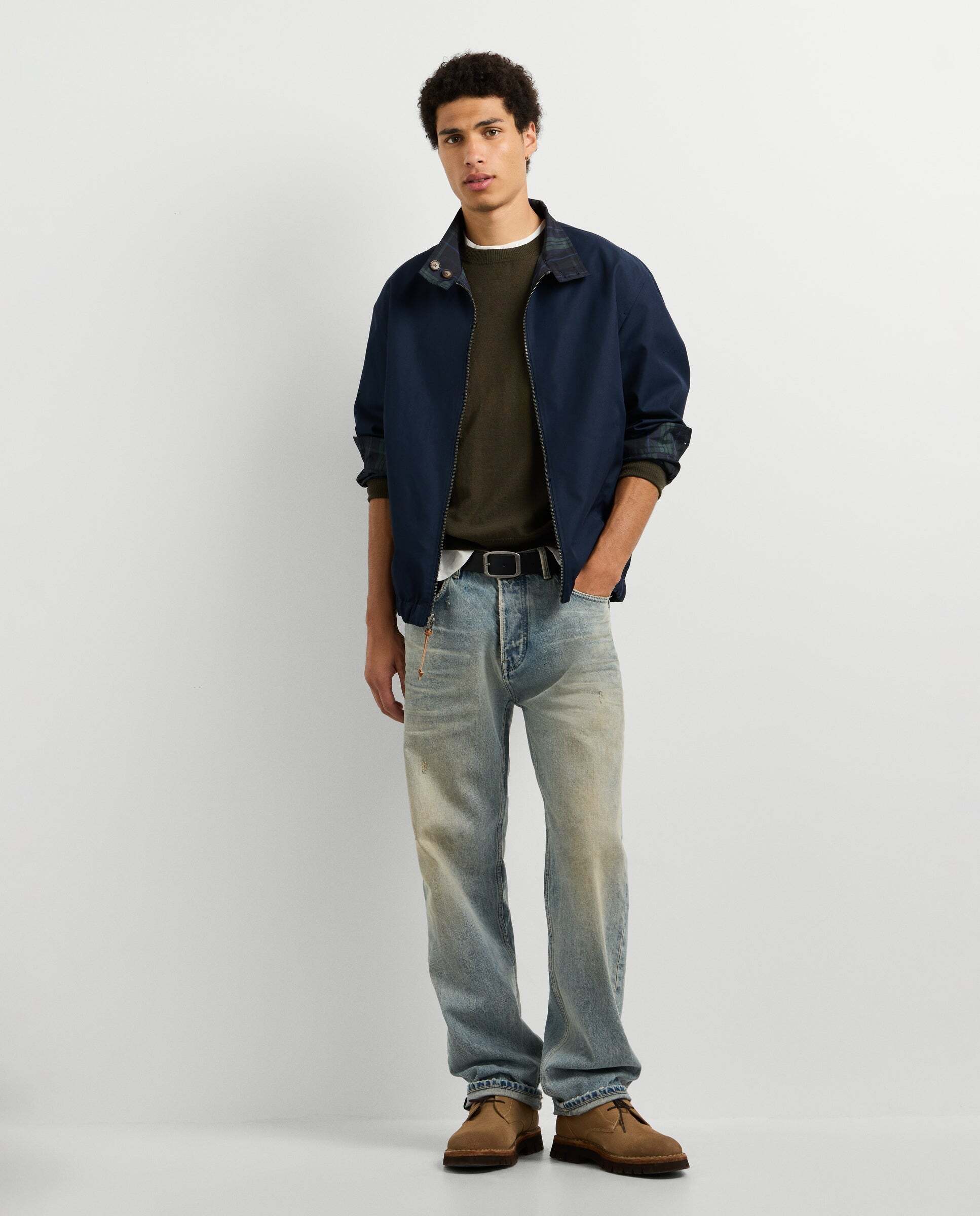 Chaqueta de hombre harrington reversible fit regular - Pepe Jeans - Azul Azul-3