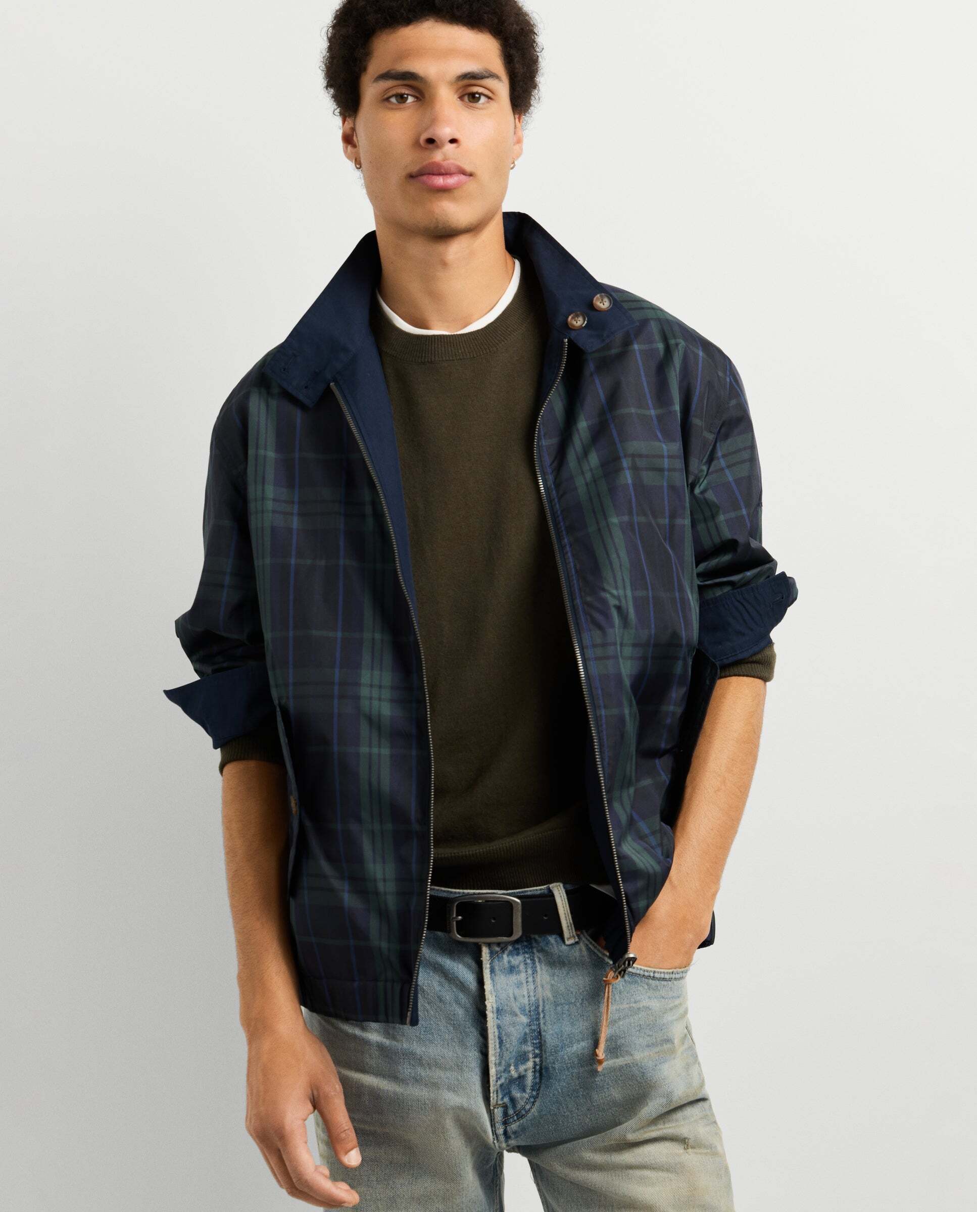 Chaqueta de hombre harrington reversible fit regular - Pepe Jeans - Azul Azul-6