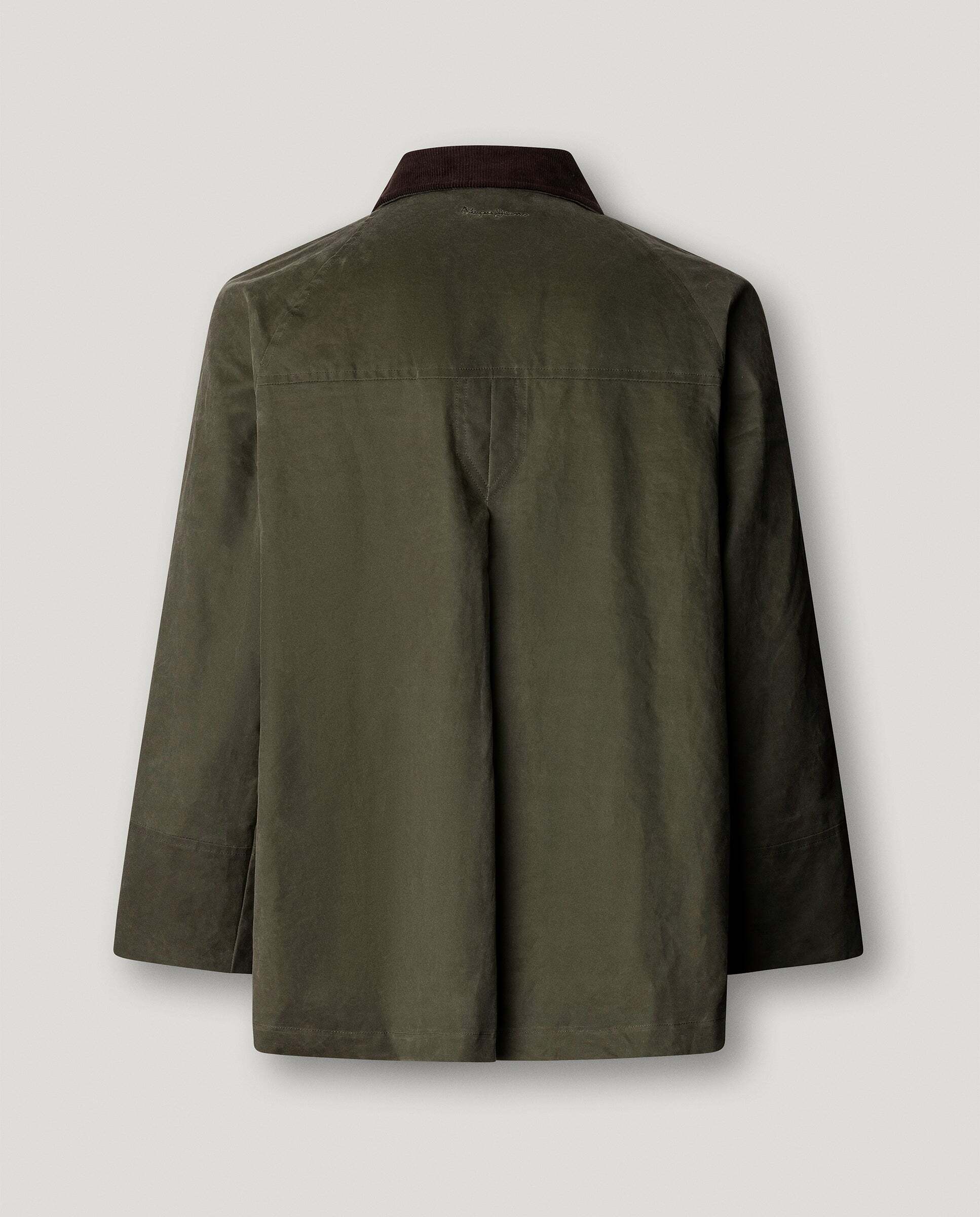 Chaqueta de mujer acabado encerado - Pepe Jeans - Verde Verde-7