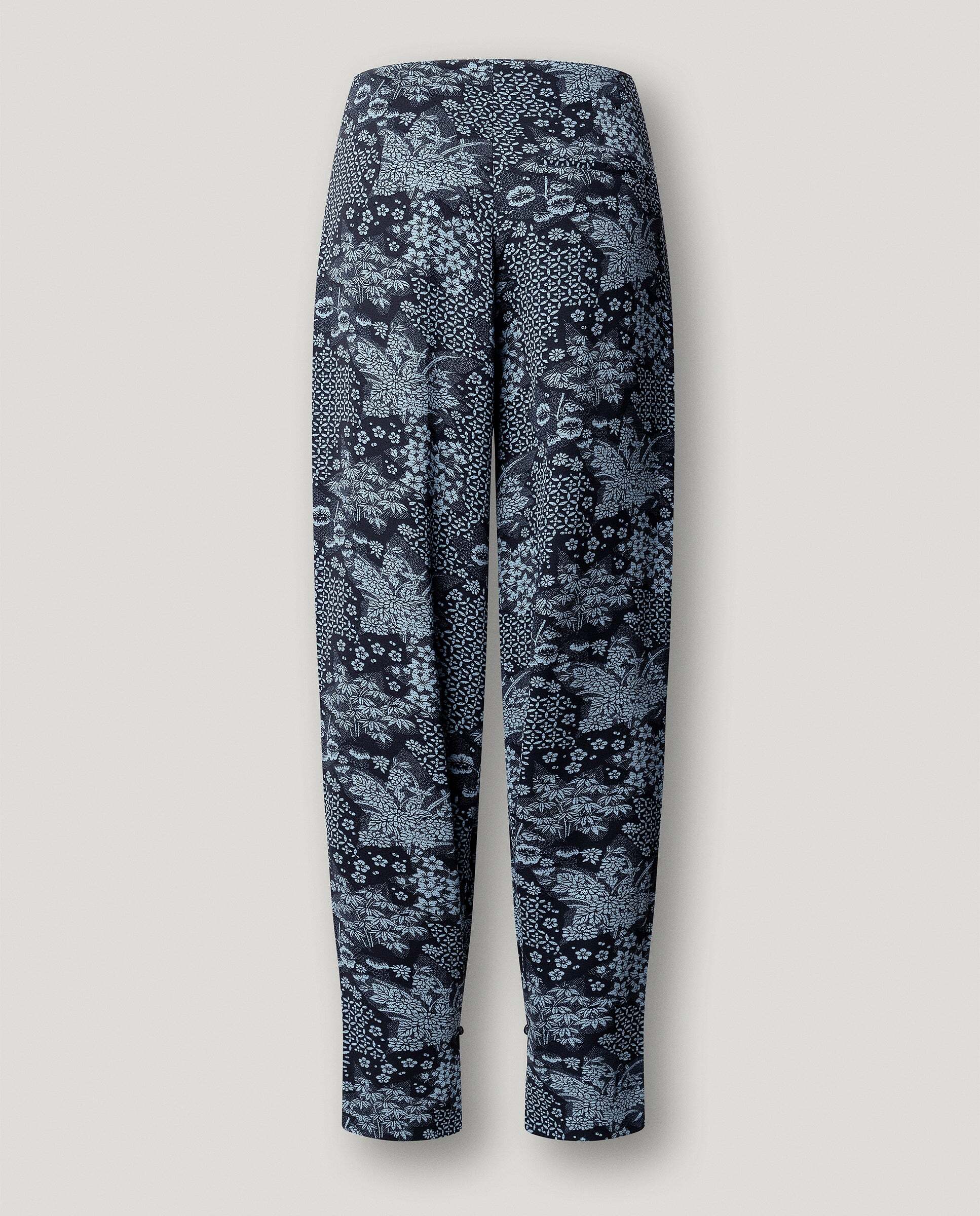 W11 jenet pant - Pepe Jeans - pantalon de mujer estampado floral fit loose - Azul Azul-6