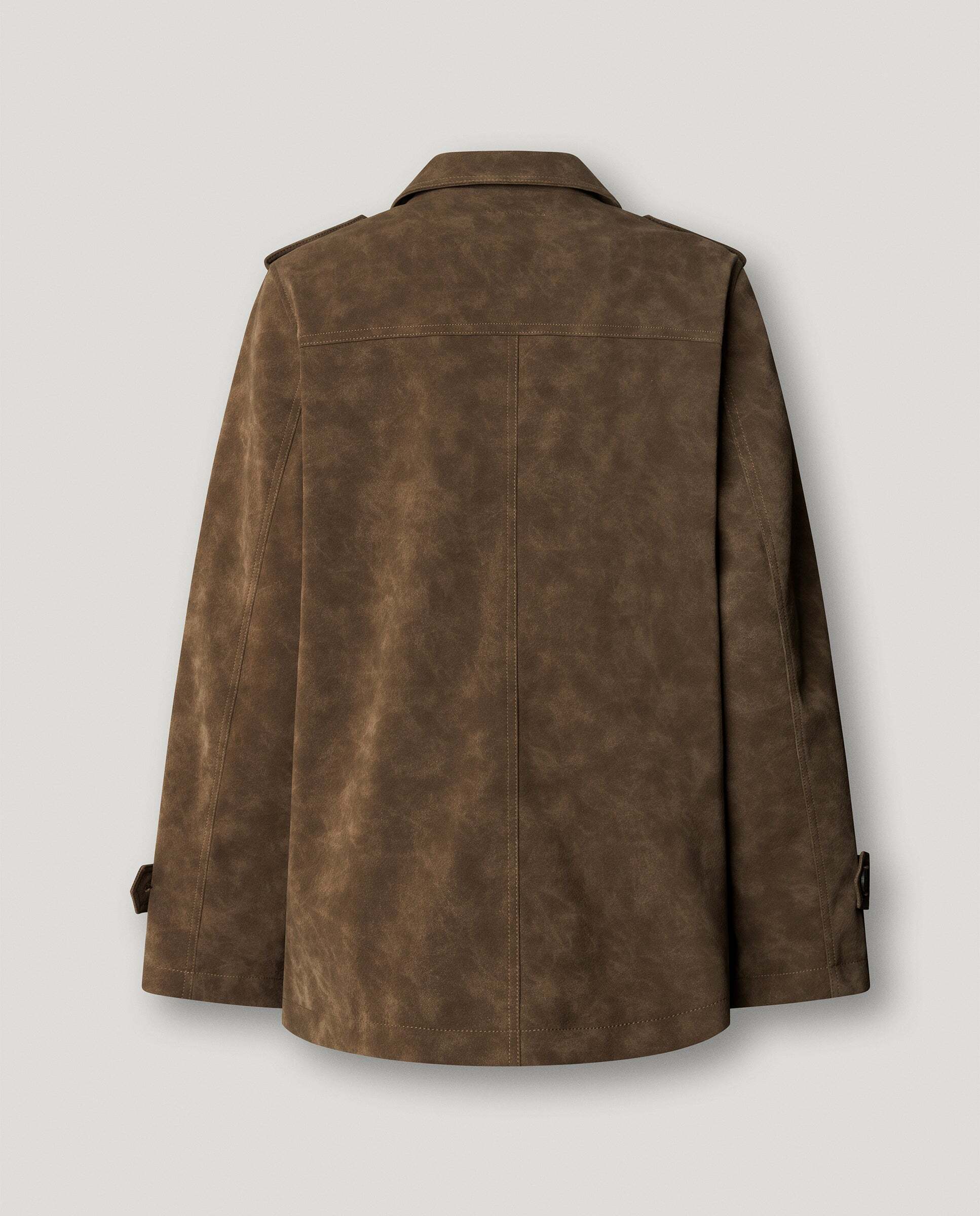 Chaqueta de mujer efecto ante - Pepe Jeans - Marrón chocolate Marrón chocolate-5