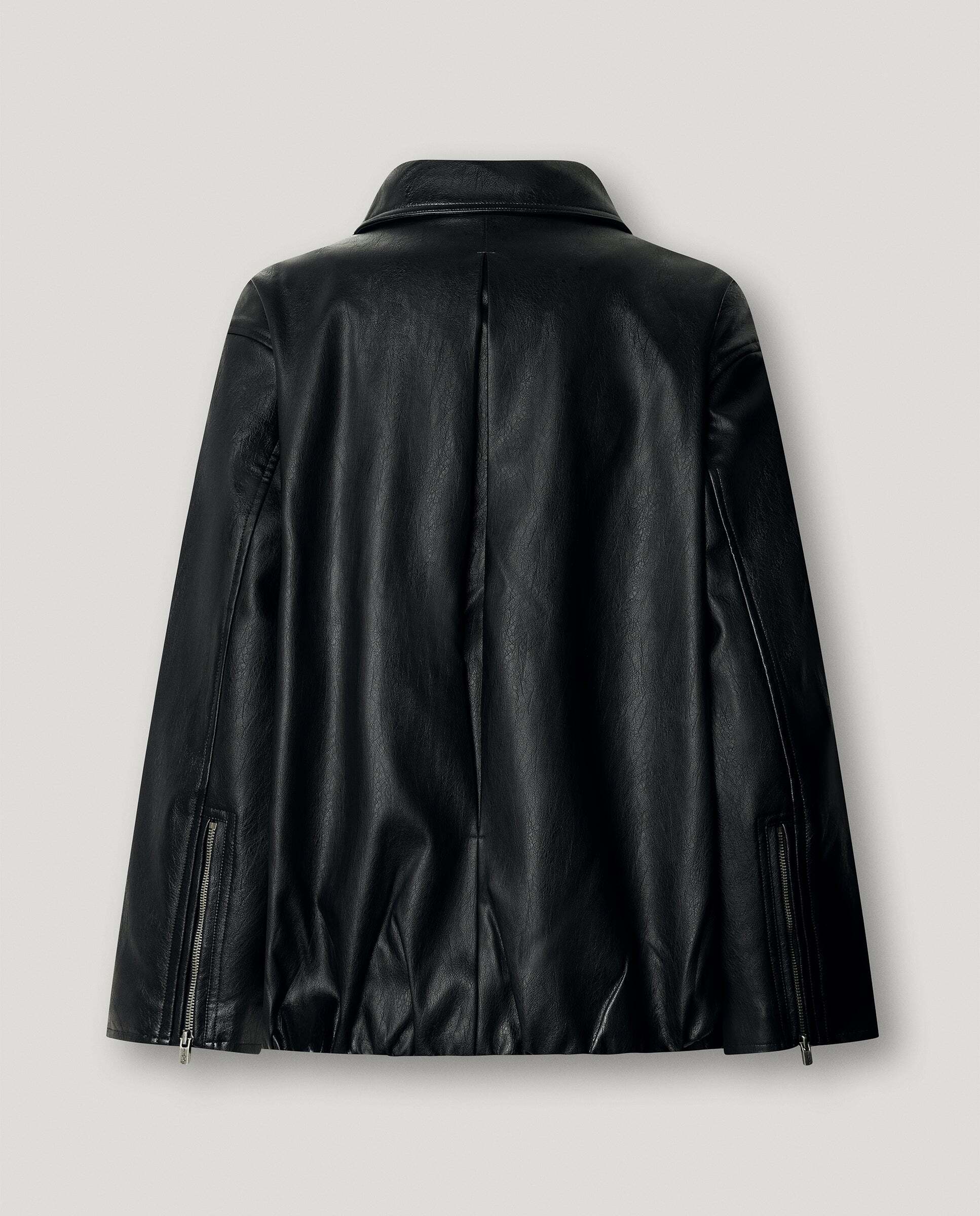 Cazadora de mujer efecto piel - Pepe Jeans - Negro Negro-5