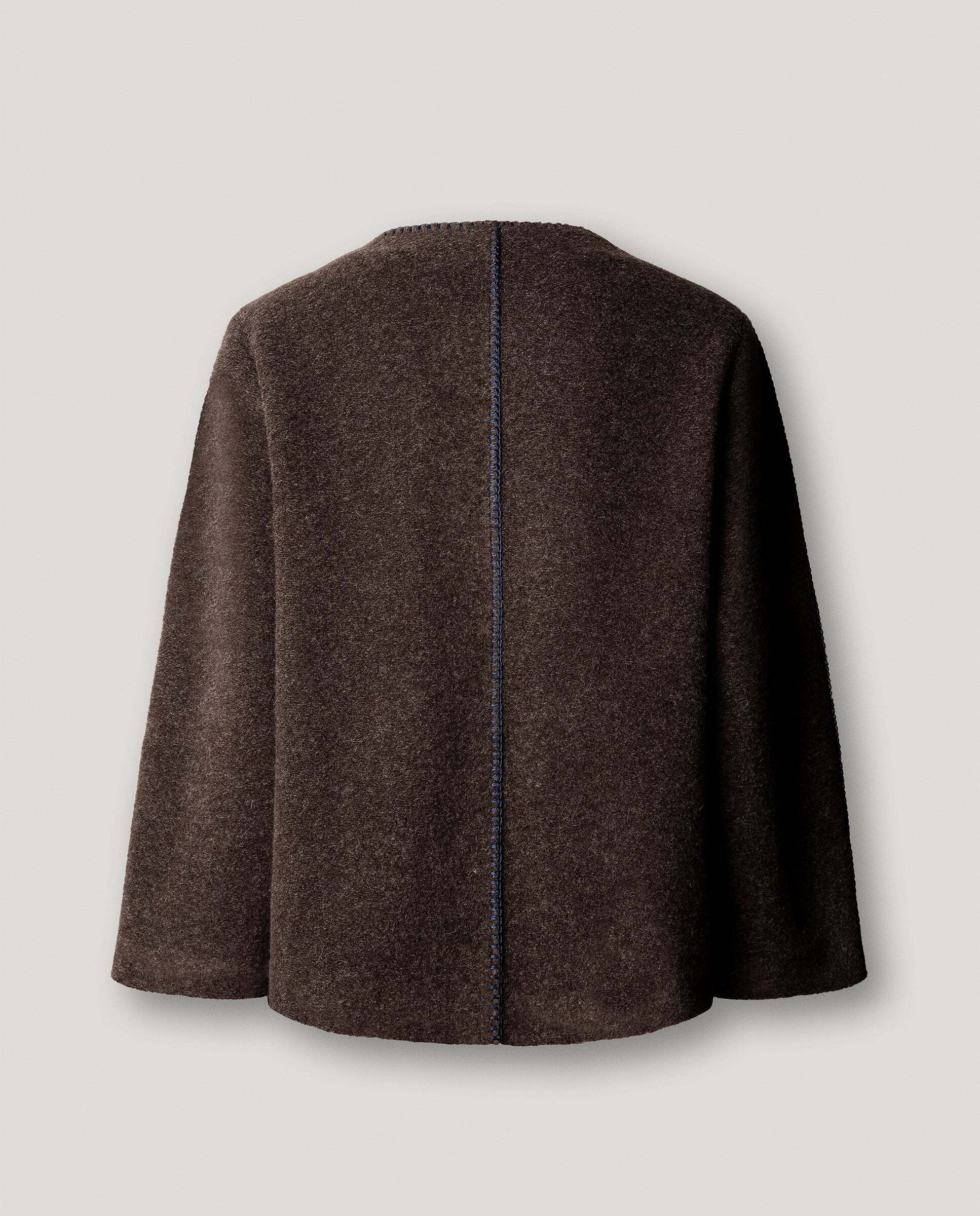 Chaqueta de mujer boucle capucha con lana - Pepe Jeans - Marrón Marrón-8