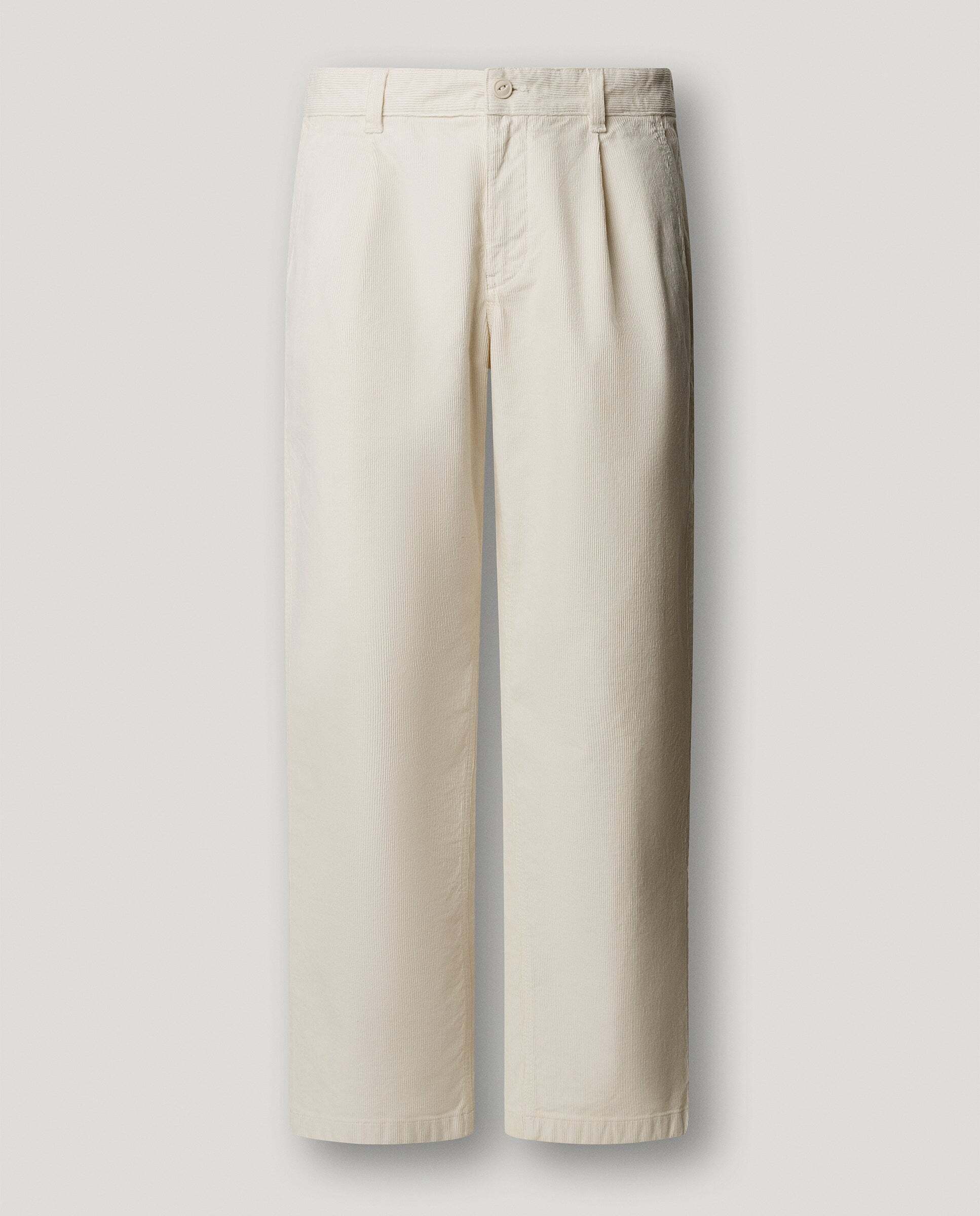 Pantalón de hombre chino pana fit relaxed - Pepe Jeans - Blanco Blanco-6