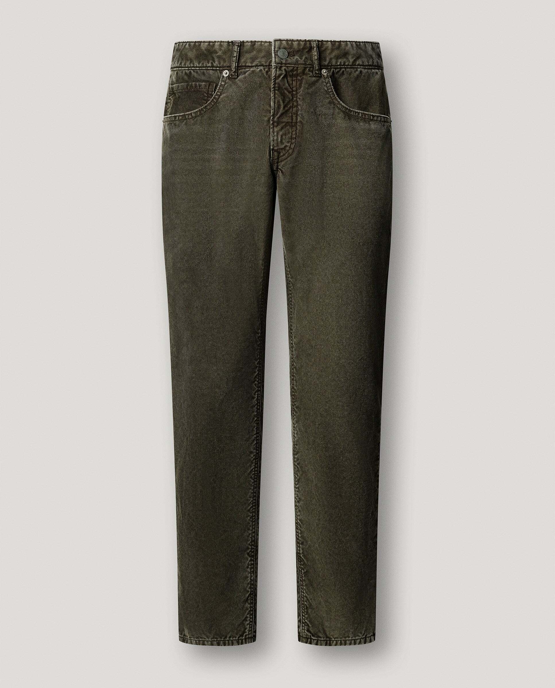 Pantalón de hombre 5 bolsillos pana fit regular - Pepe Jeans - Verde Oliva Verde Oliva-5