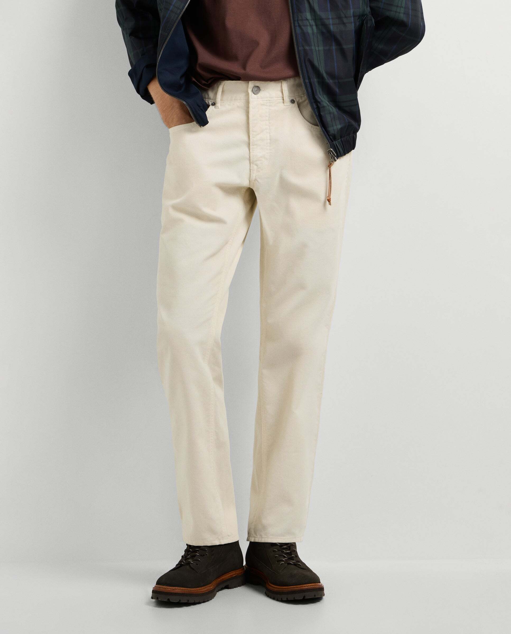 Cash - Pepe Jeans - pantalón 5 bolsillos pana fit regular - Blanco Blanco-1