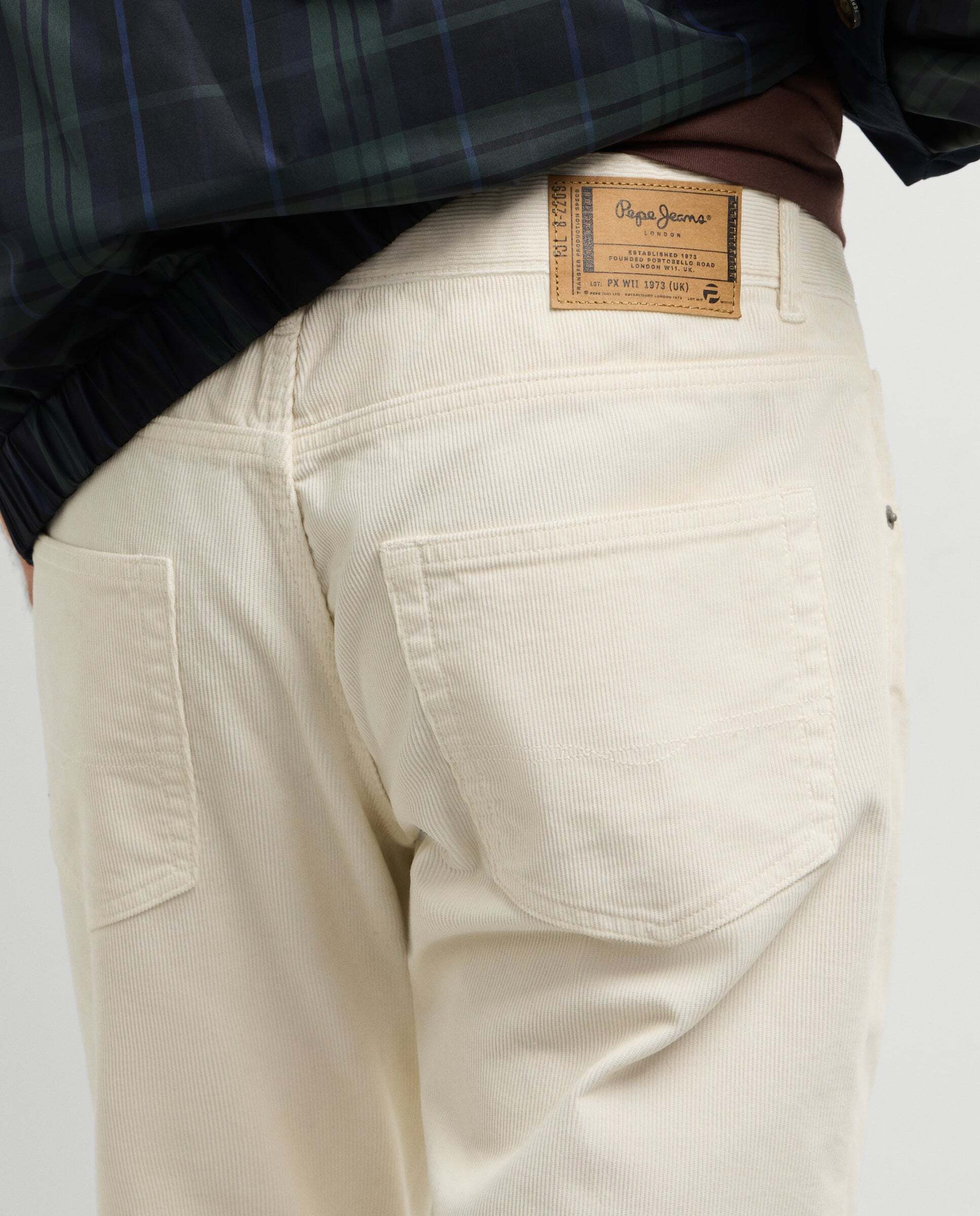 Cash - Pepe Jeans - pantalón 5 bolsillos pana fit regular - Blanco Blanco-4