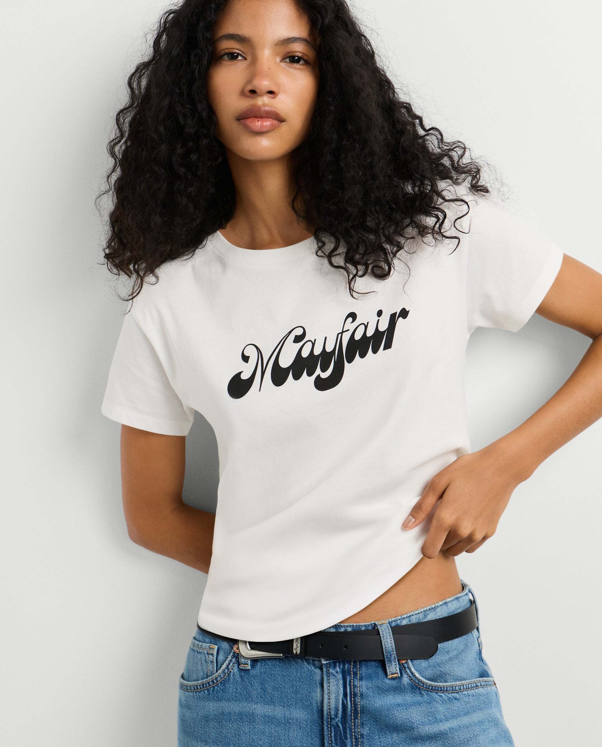 Camiseta de mujer gráfico estampado - Pepe Jeans - Blanco Blanco-1