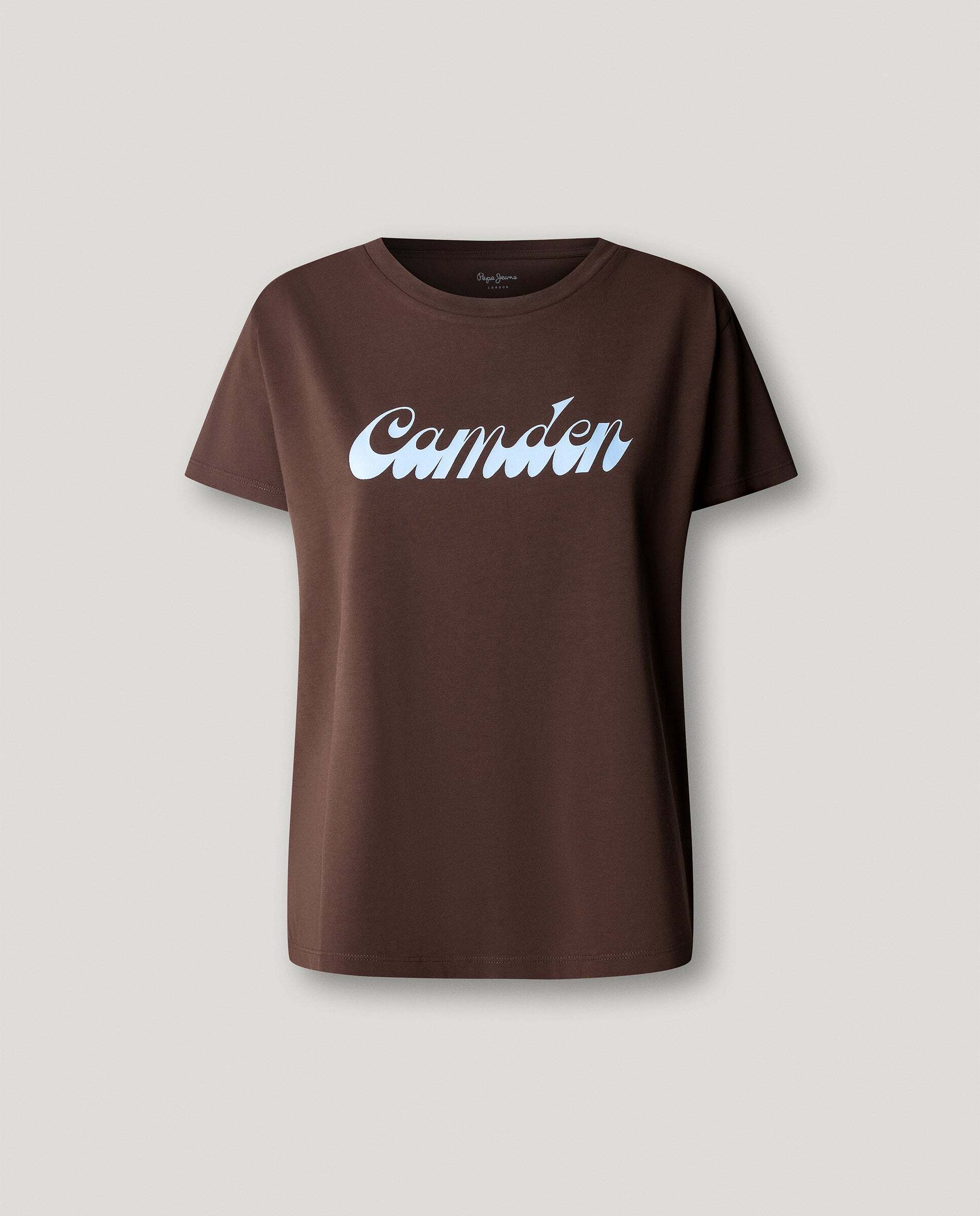 Camiseta de mujer gráfico estampado - Pepe Jeans - Marrón Marrón-5