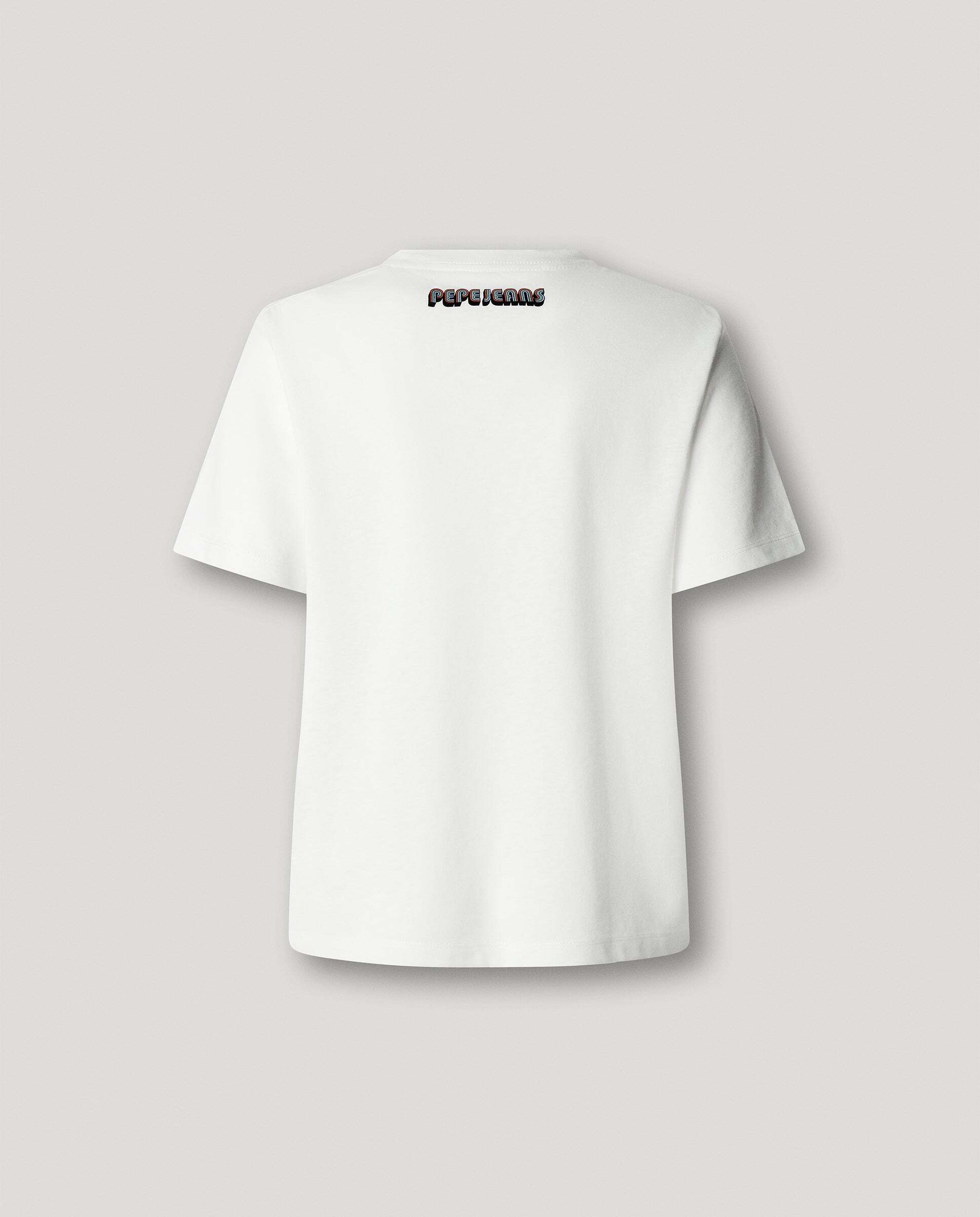 Camiseta de mujer gráfico estampado - Pepe Jeans - Blanco Blanco-5