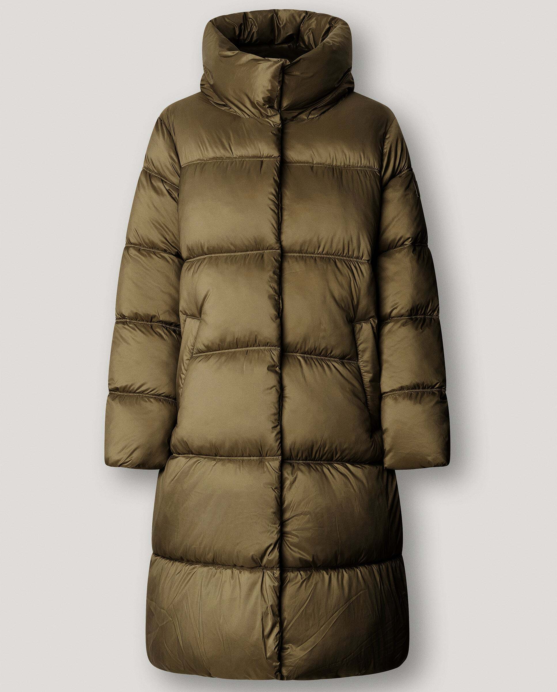 Plumífero de mujer largo acolchado impermeable - Pepe Jeans - Verde Verde-6
