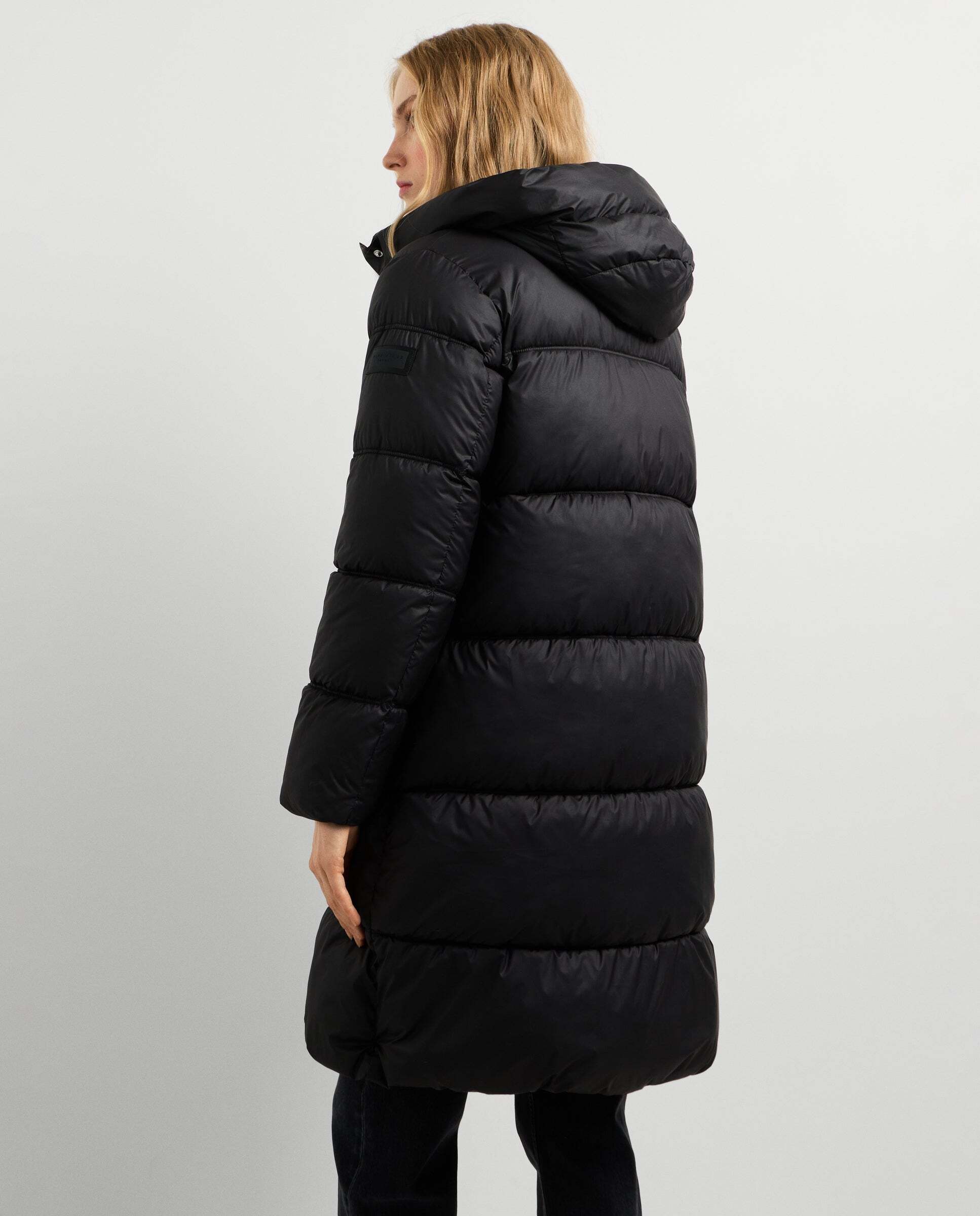 Plumífero de mujer largo acolchado impermeable - Pepe Jeans - Negro Negro-3