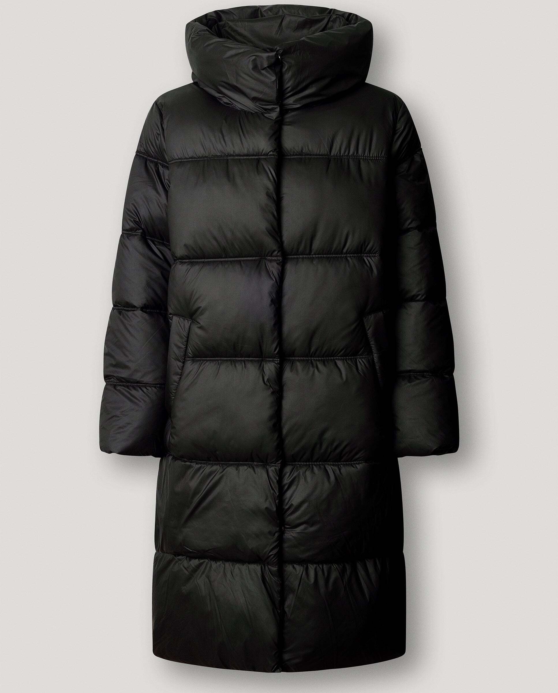 Plumífero de mujer largo acolchado impermeable - Pepe Jeans - Negro Negro-6