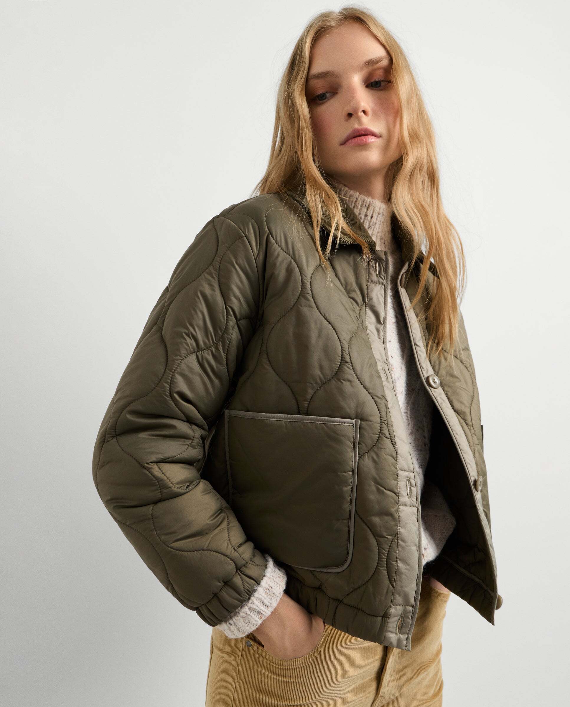 Vaquero de mujer fit skinny y tiro medio - Pepe Jeans - regent - Verde Verde-1