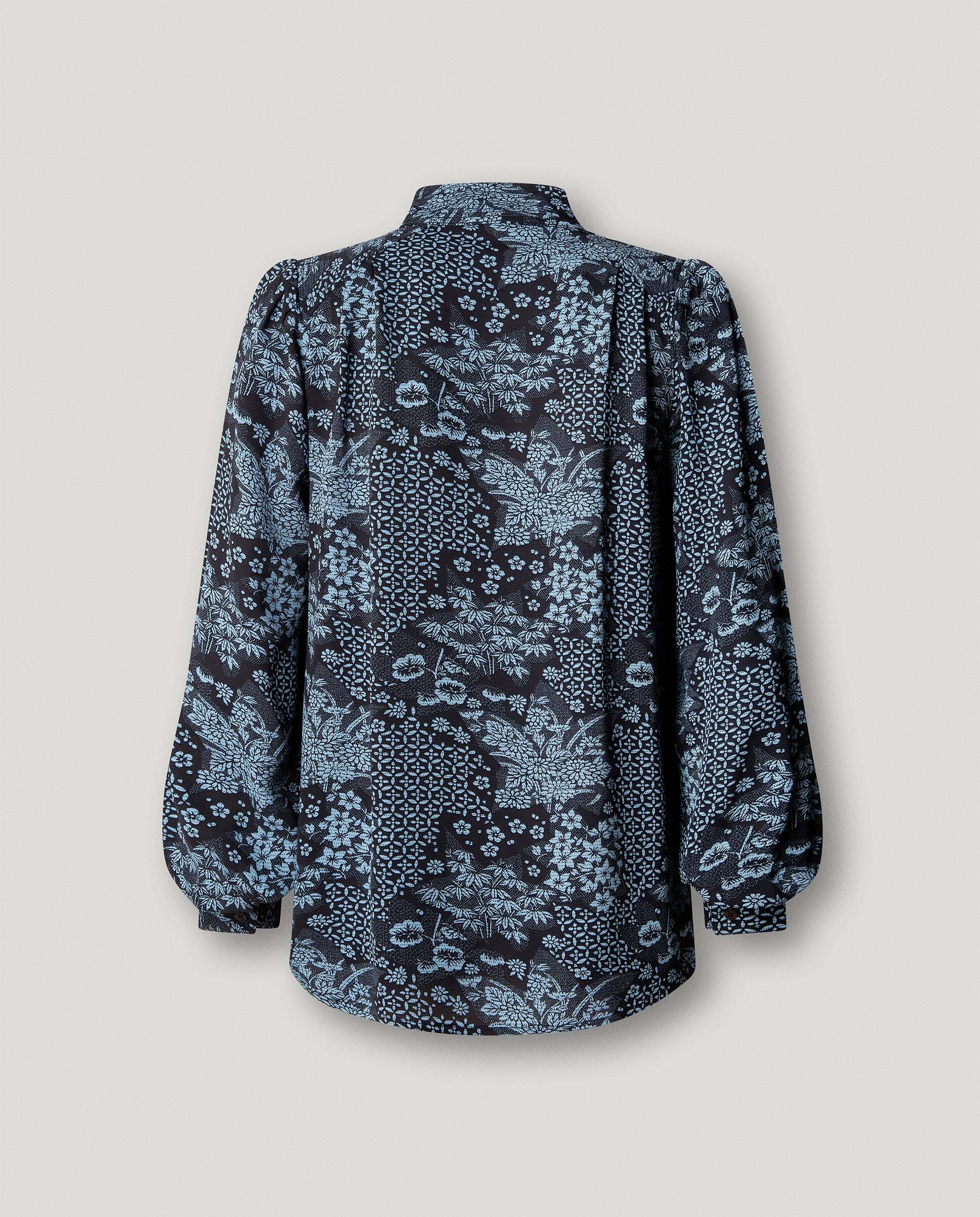 Blusa de mujer fluida estampado floral - Pepe Jeans - Azul Azul-5