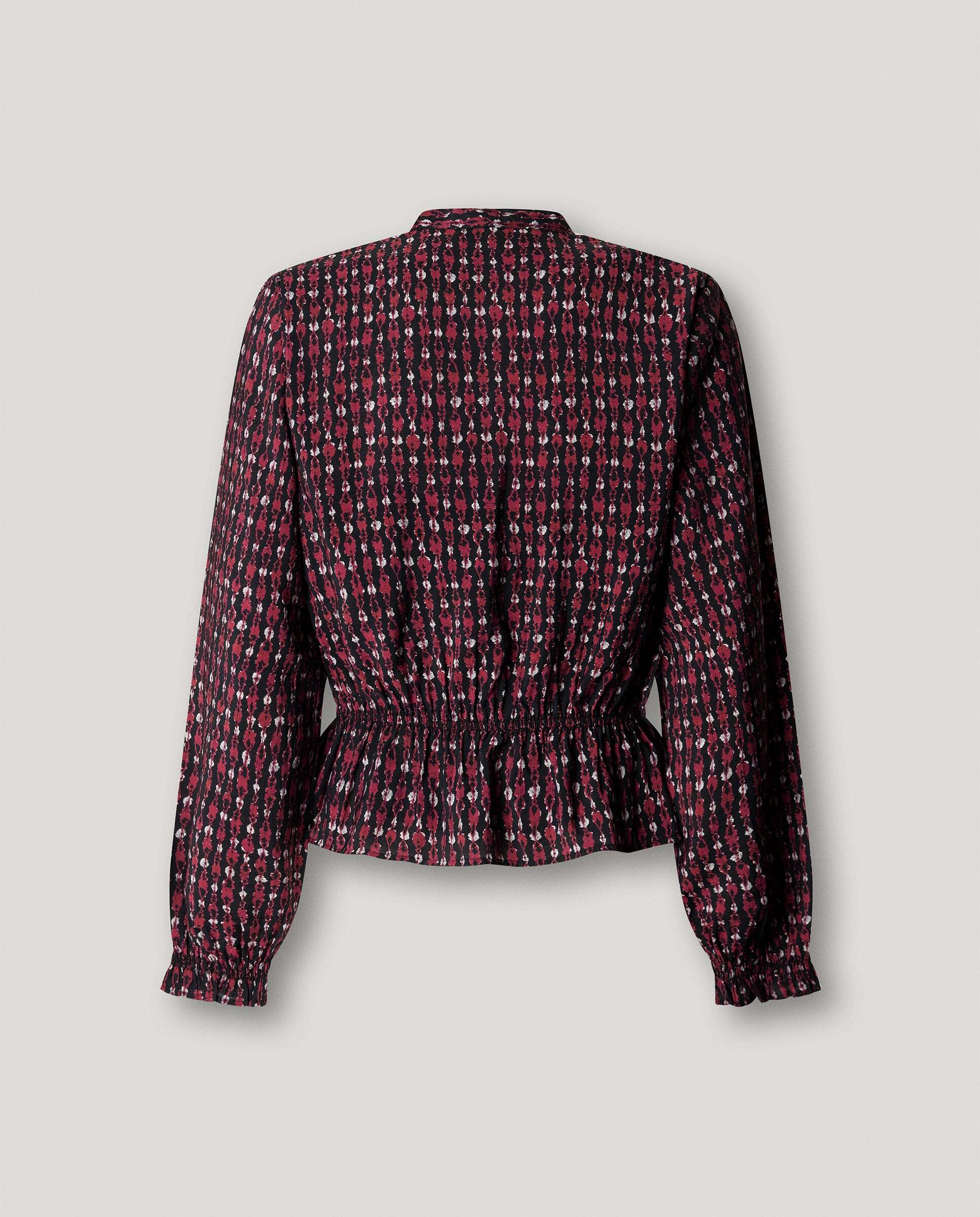Blusa de mujer fluida estampado ikat - Pepe Jeans - Rojo Rojo-5